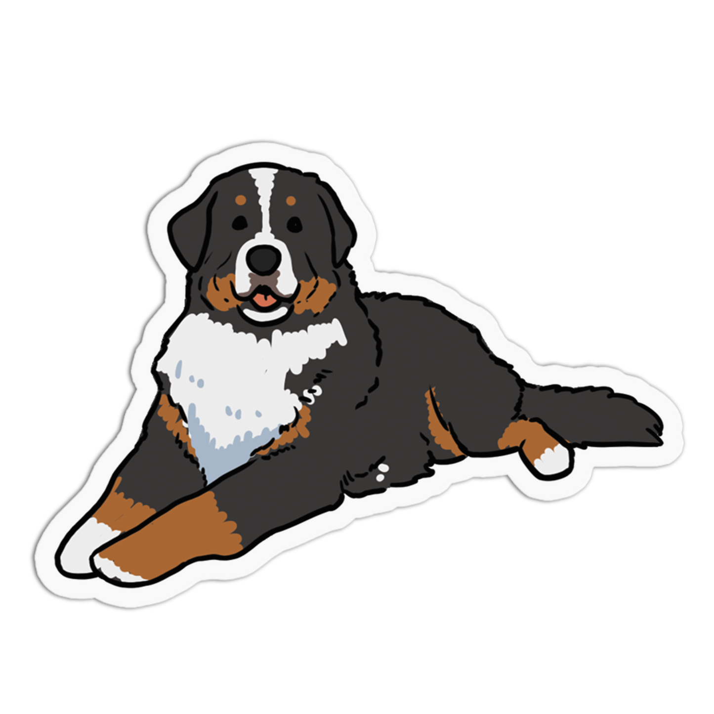 Bernese Mountain Dogs Stickers