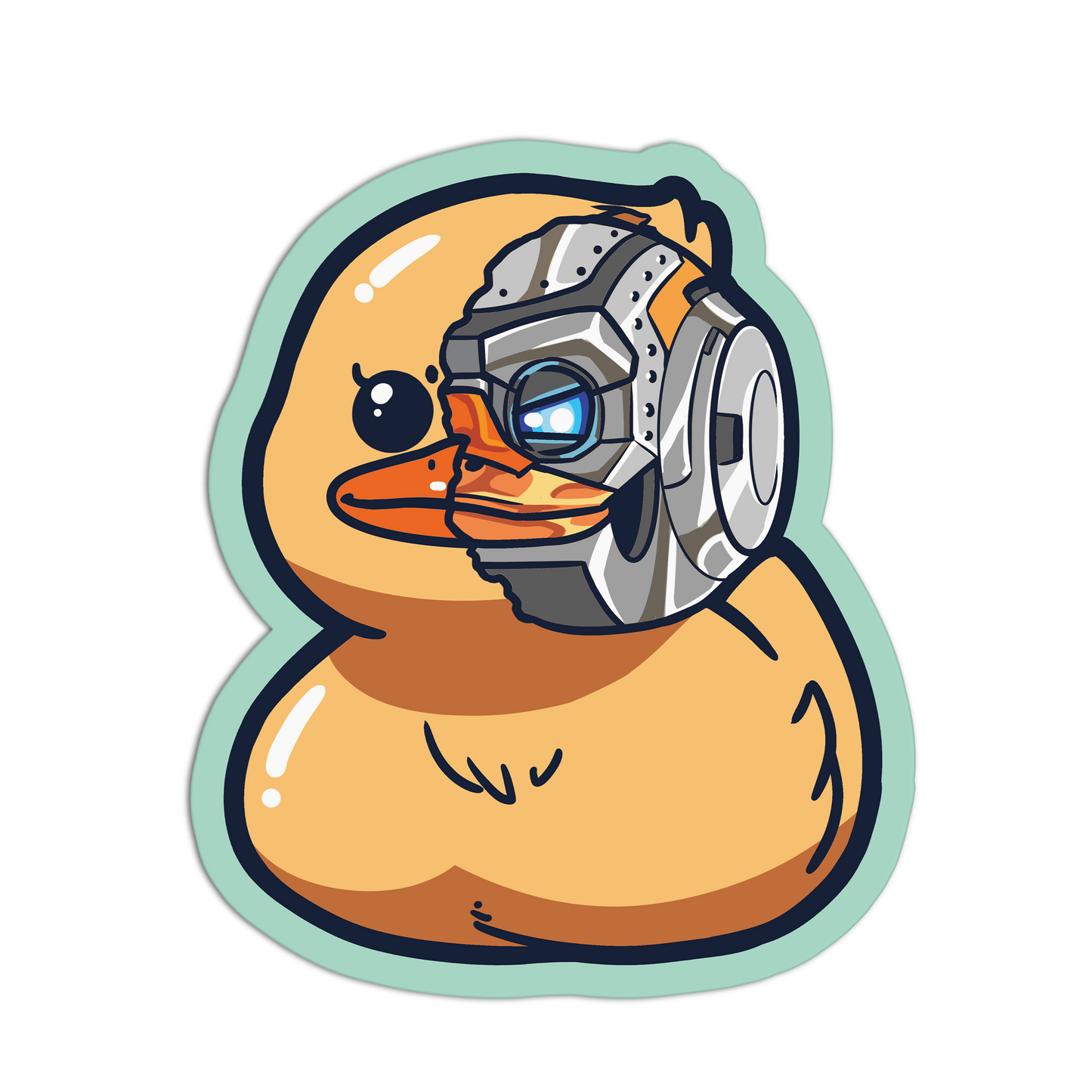 Two Face Duckies Stickers