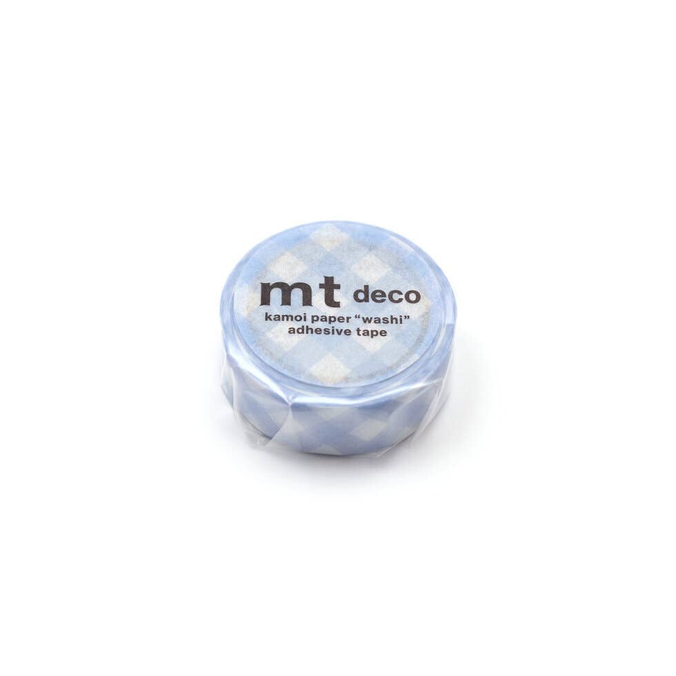 15mm thick checkered pastel ultramarine