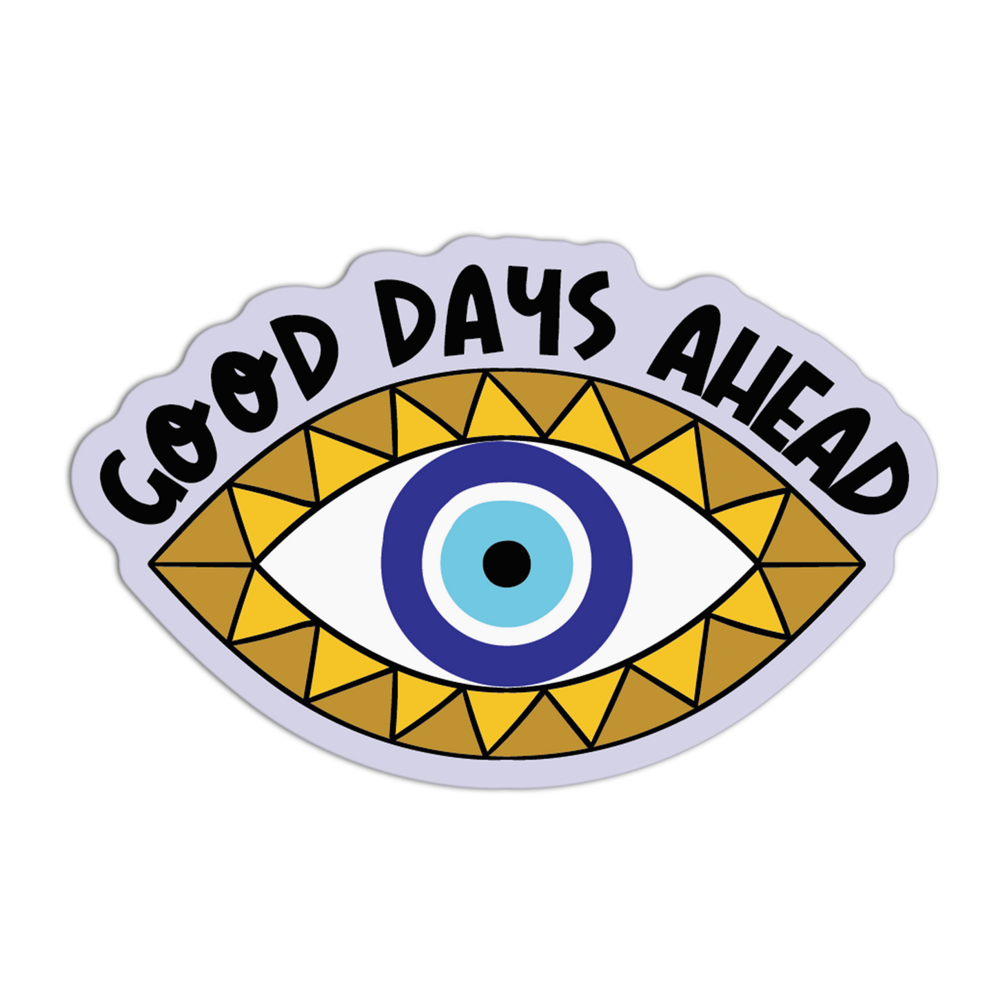 Good Days Ahead Evil Eye Stickers