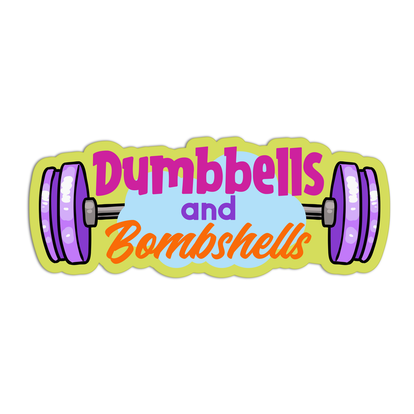 Dumbbells and Bombshells Exercise Stickers