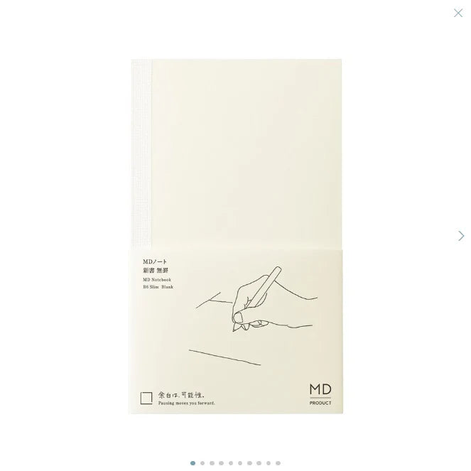 MD Notebook B6 Slim Blank B - The Stkr Store