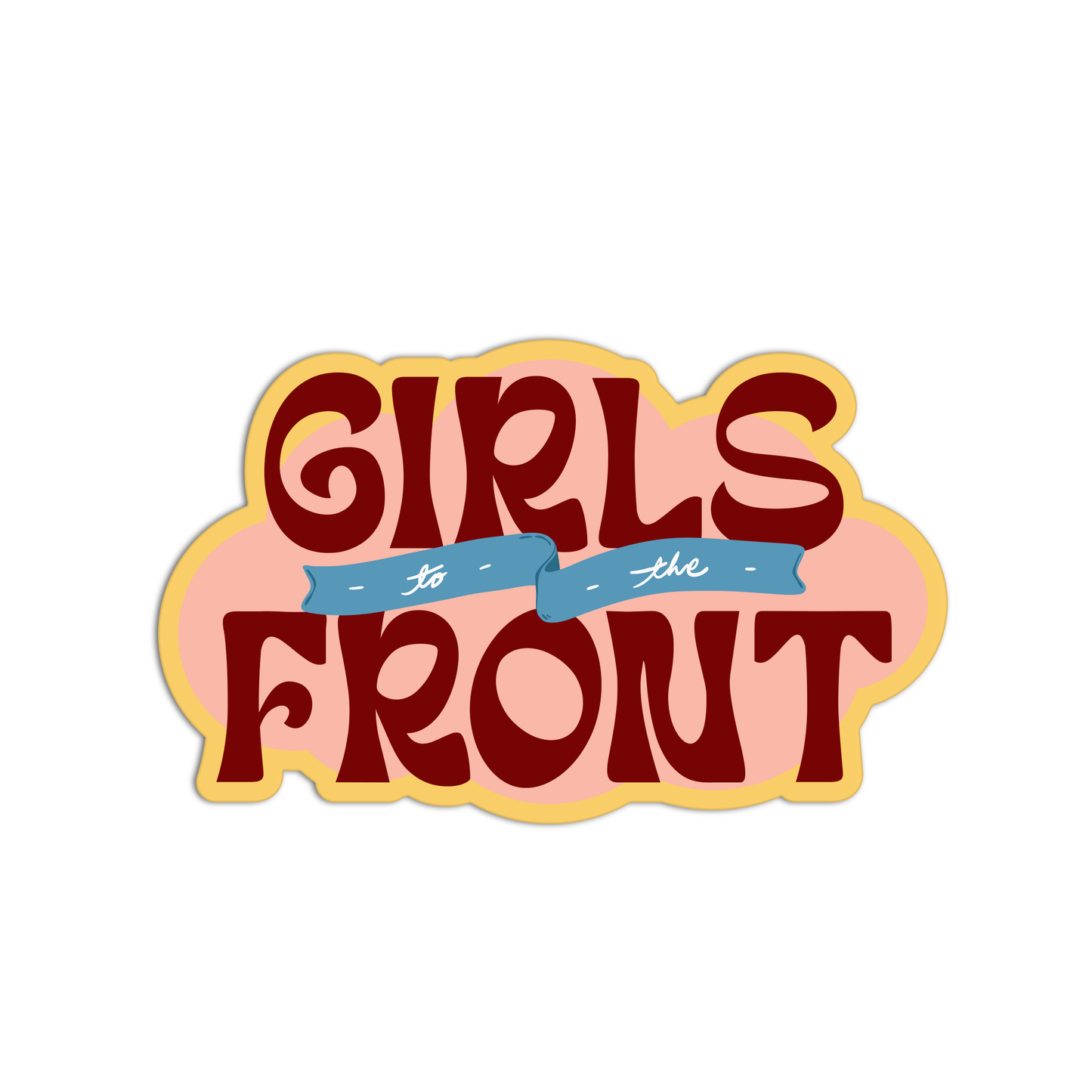 Girls Front Feminism Stickers
