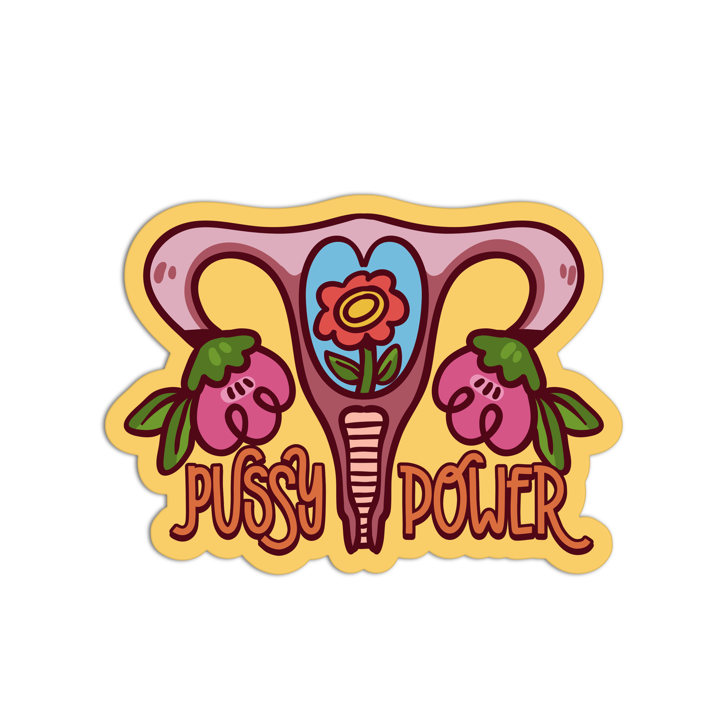 Pussy Power Feminism Stickers