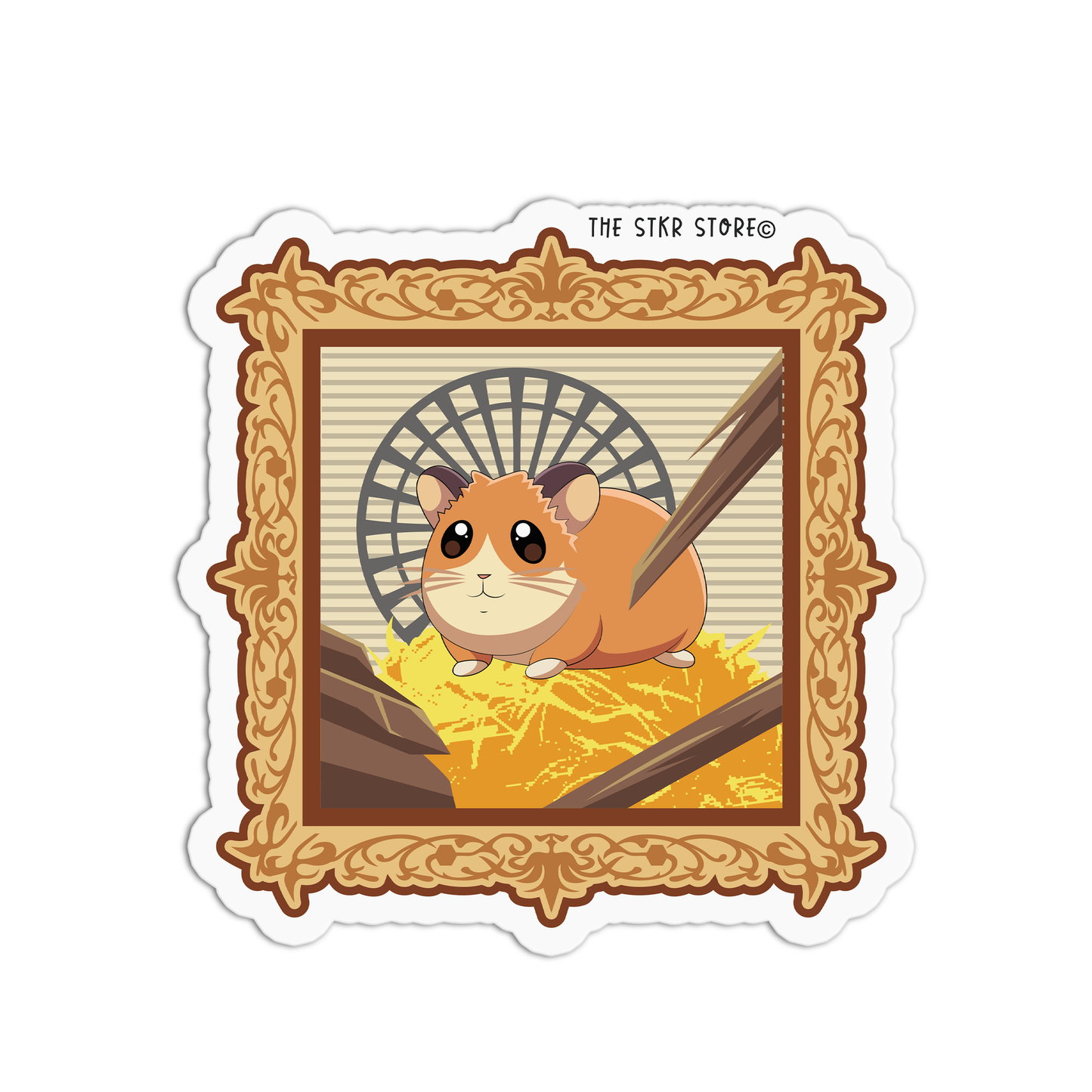 Framed Animal Stickers