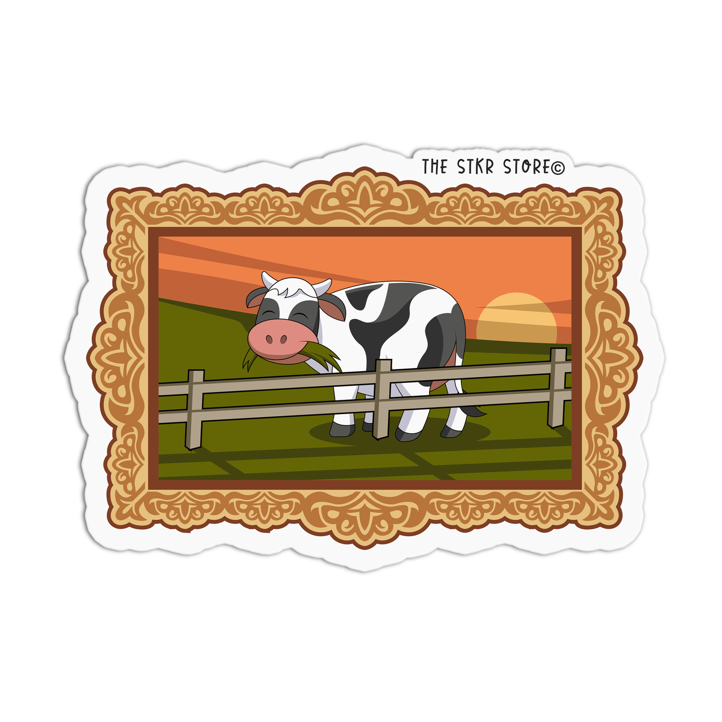 Framed Animal Stickers