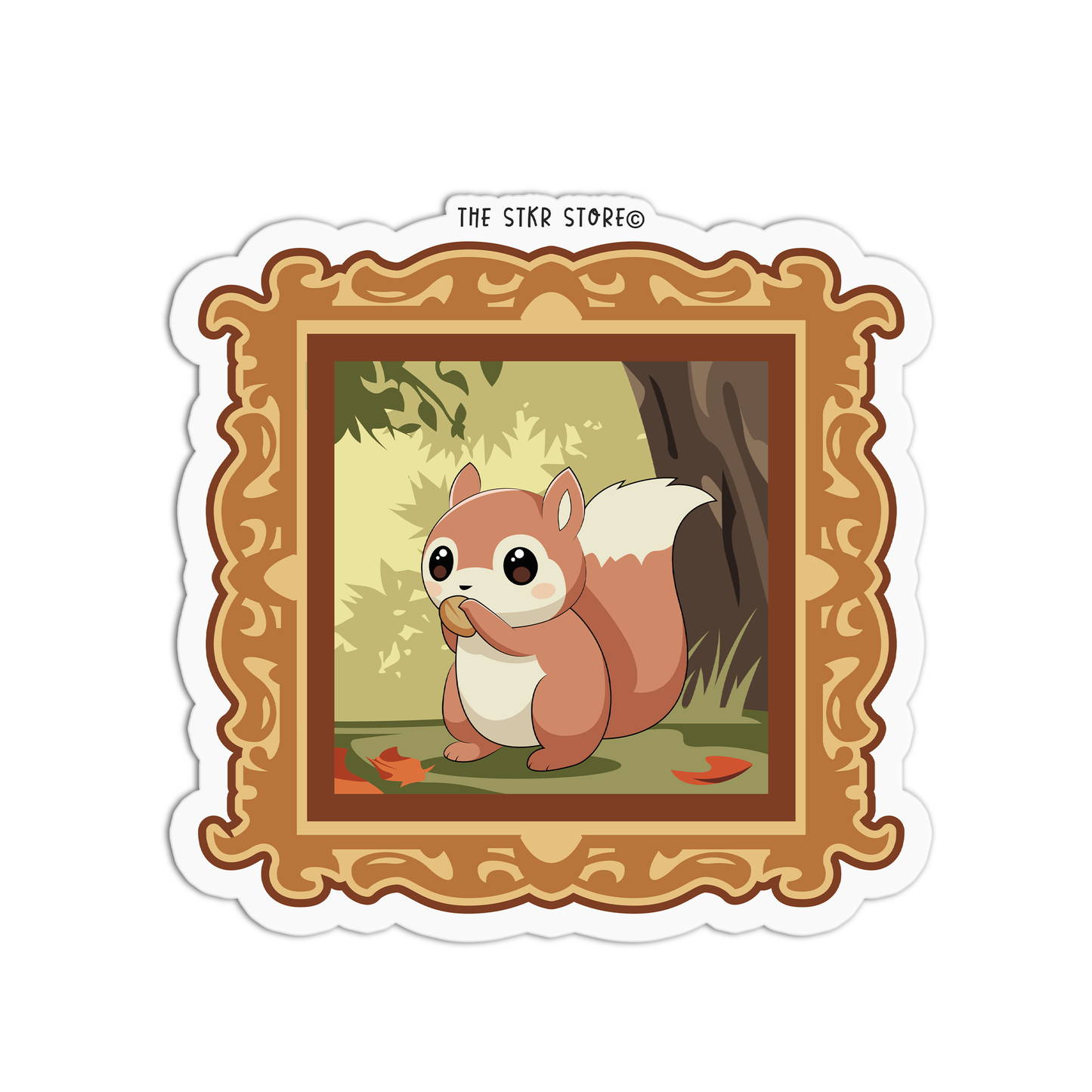 Framed Animal Stickers