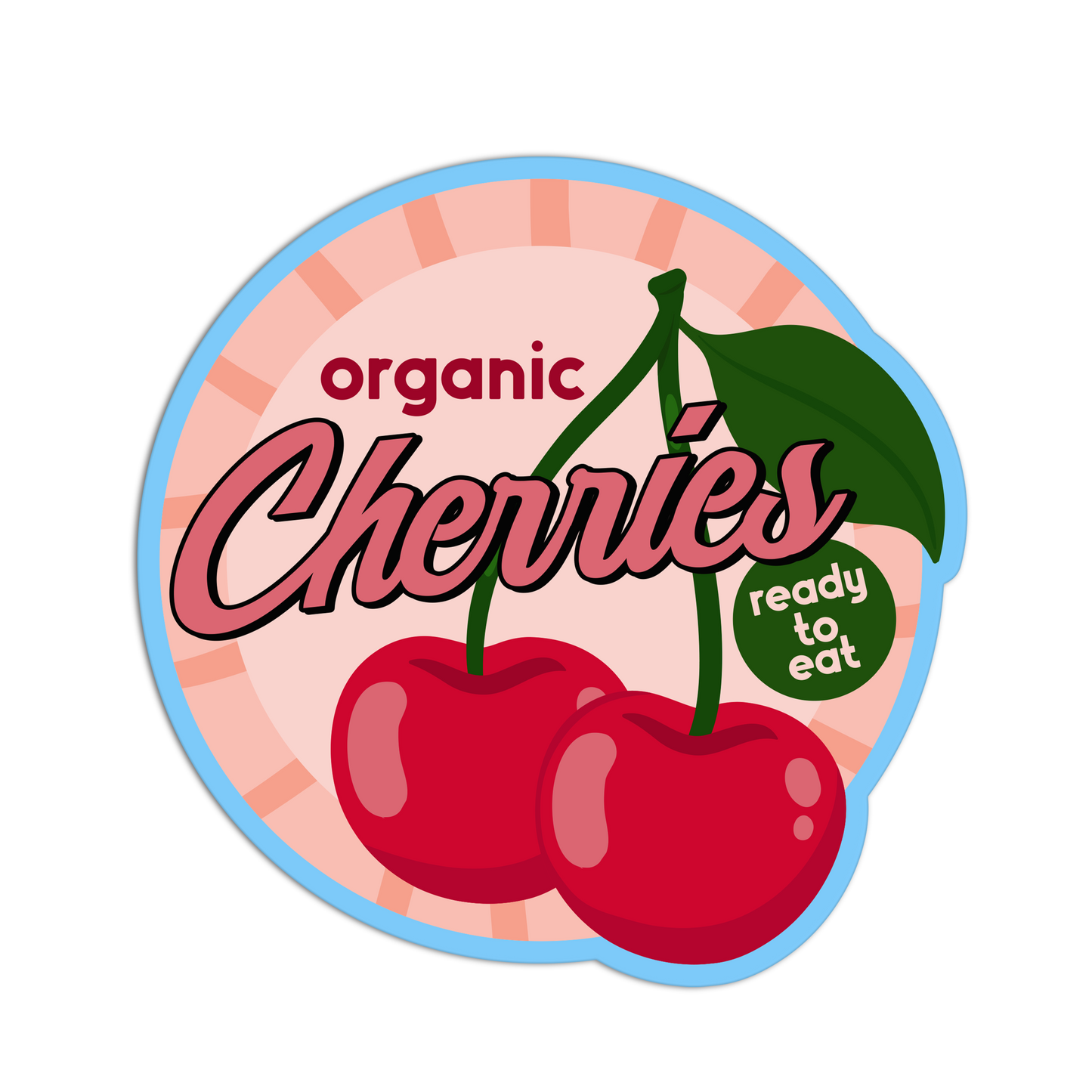 Cherries – Fruit Label Sticker