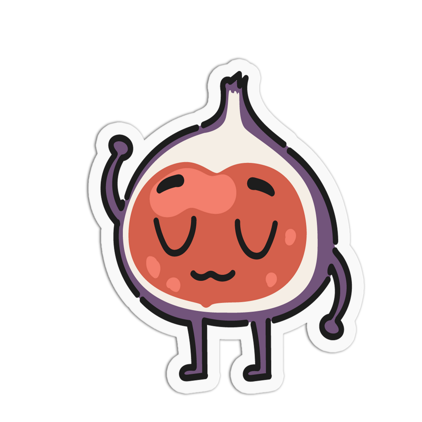Sweet Fig Slice Fruits And Veggies Sticker