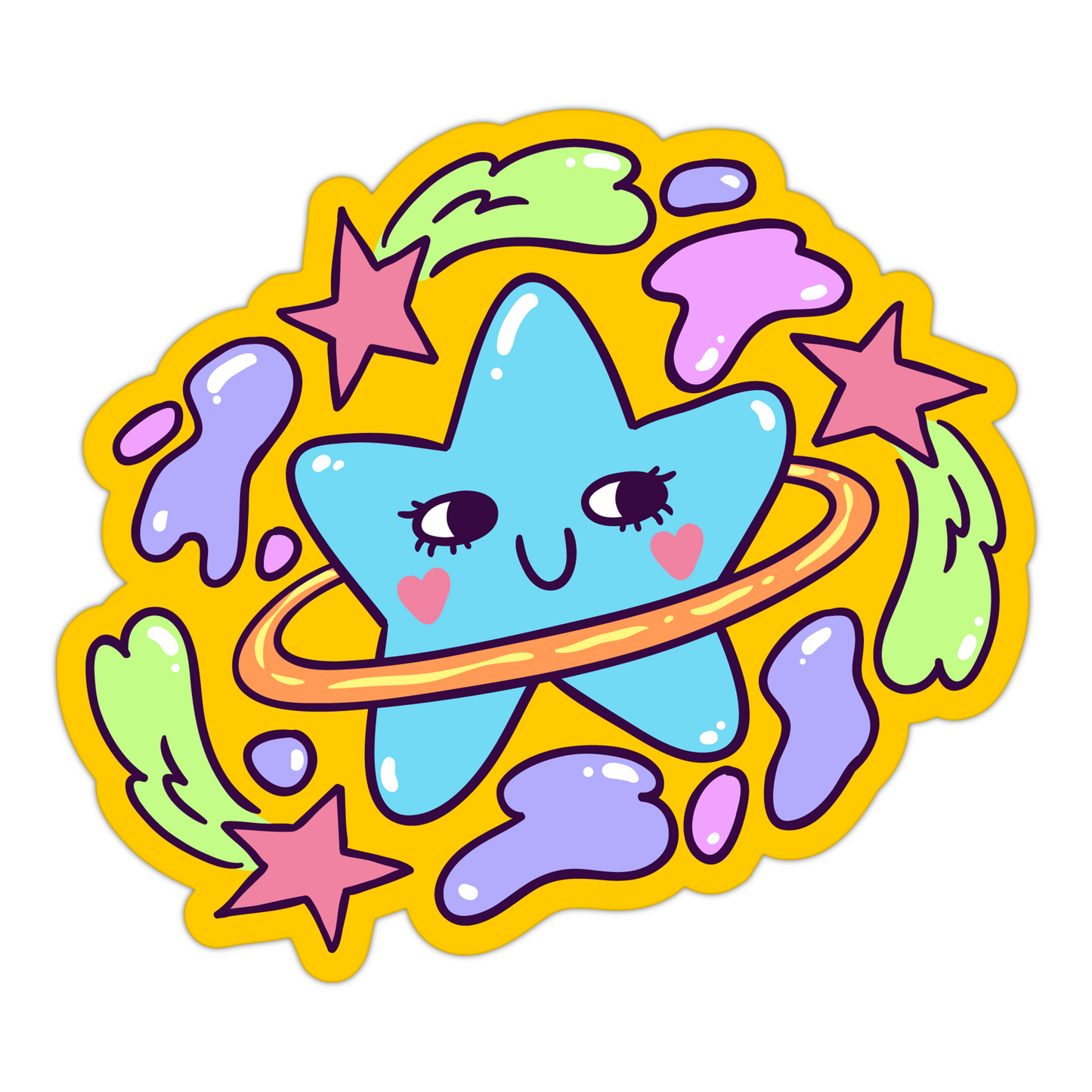 Galaxy And Friends Stickers