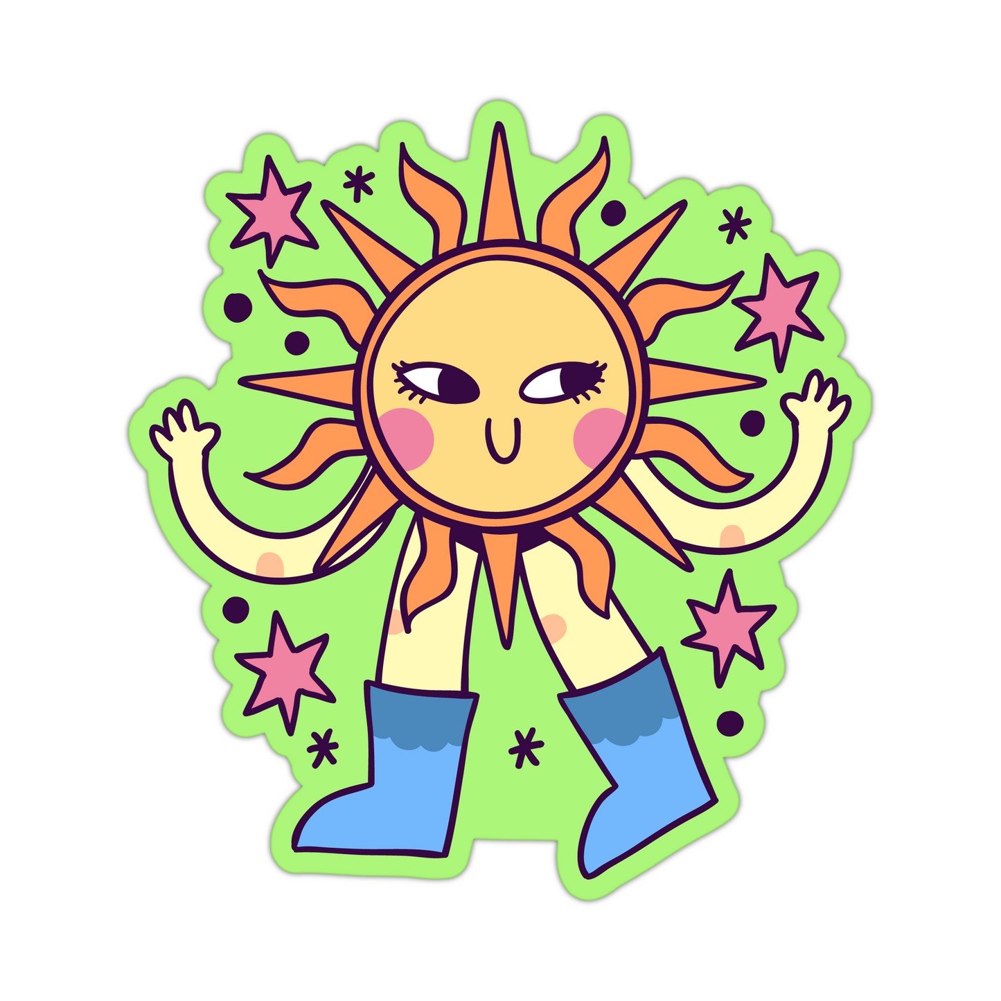 Galaxy And Friends Stickers