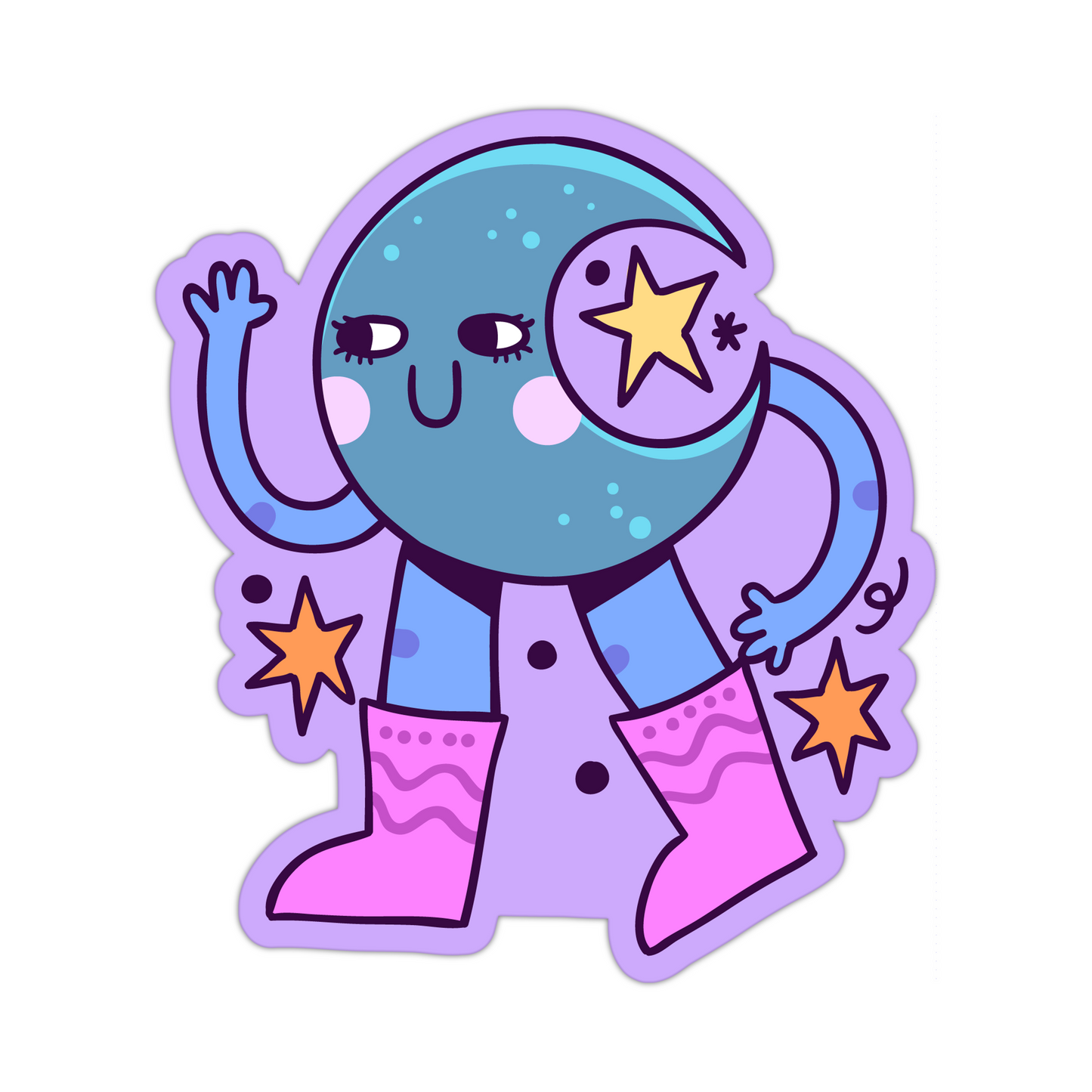 Galaxy And Friends Stickers