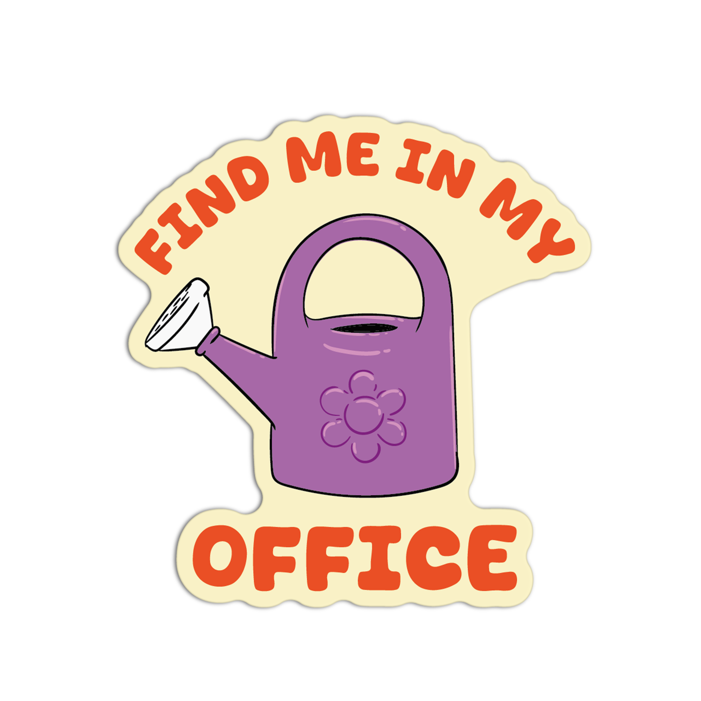 Find Me In My Office Gardening Stickers