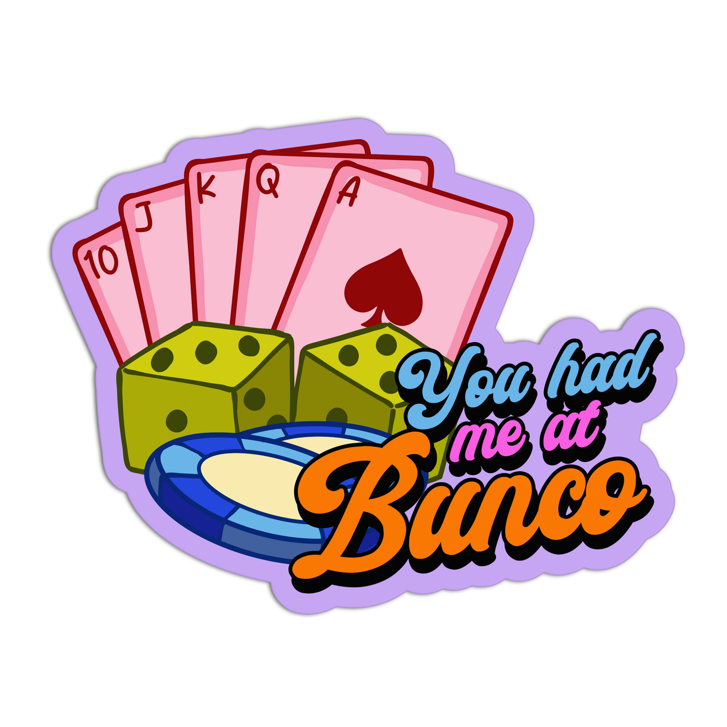 Girlie Gambling Stickers