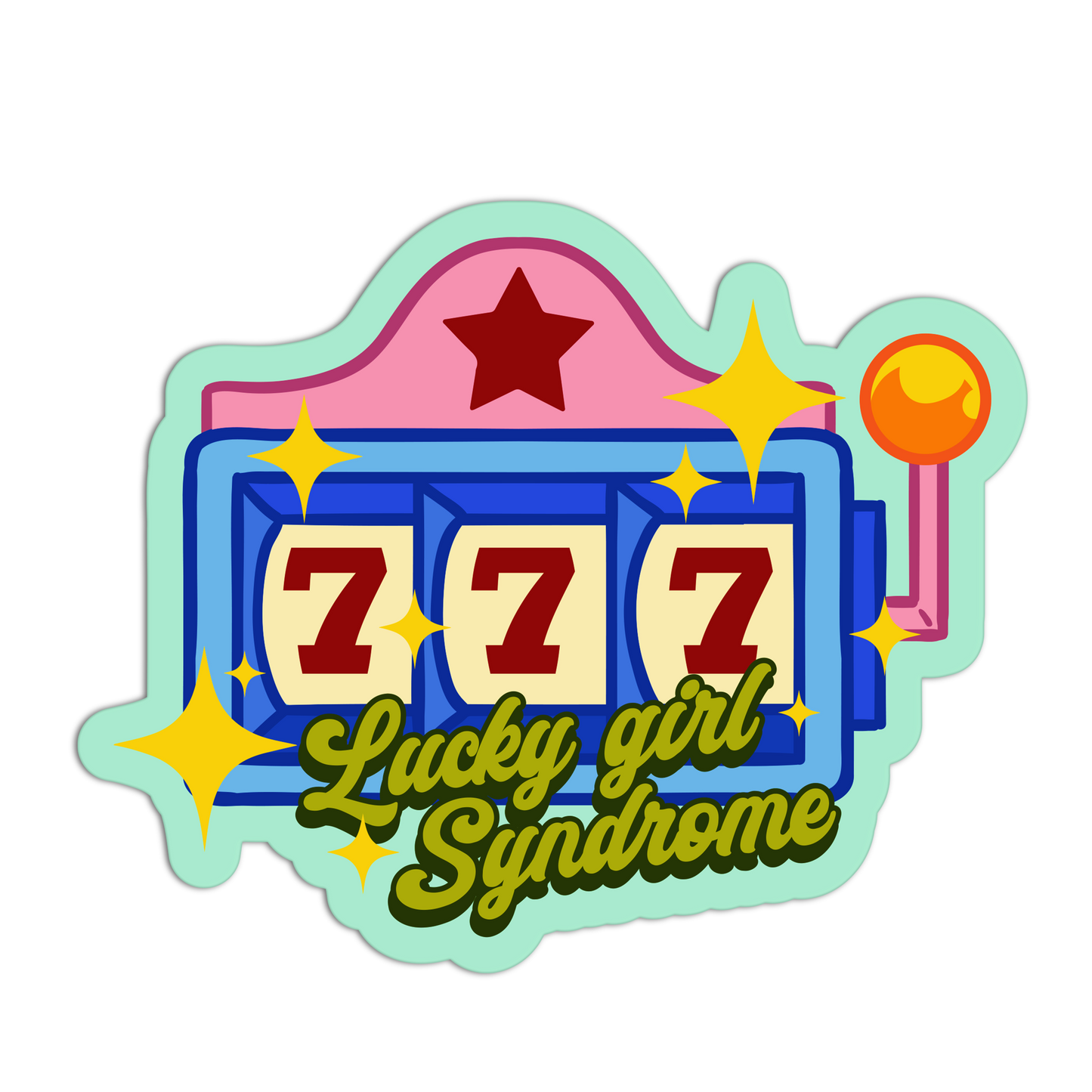 Girlie Gambling Stickers