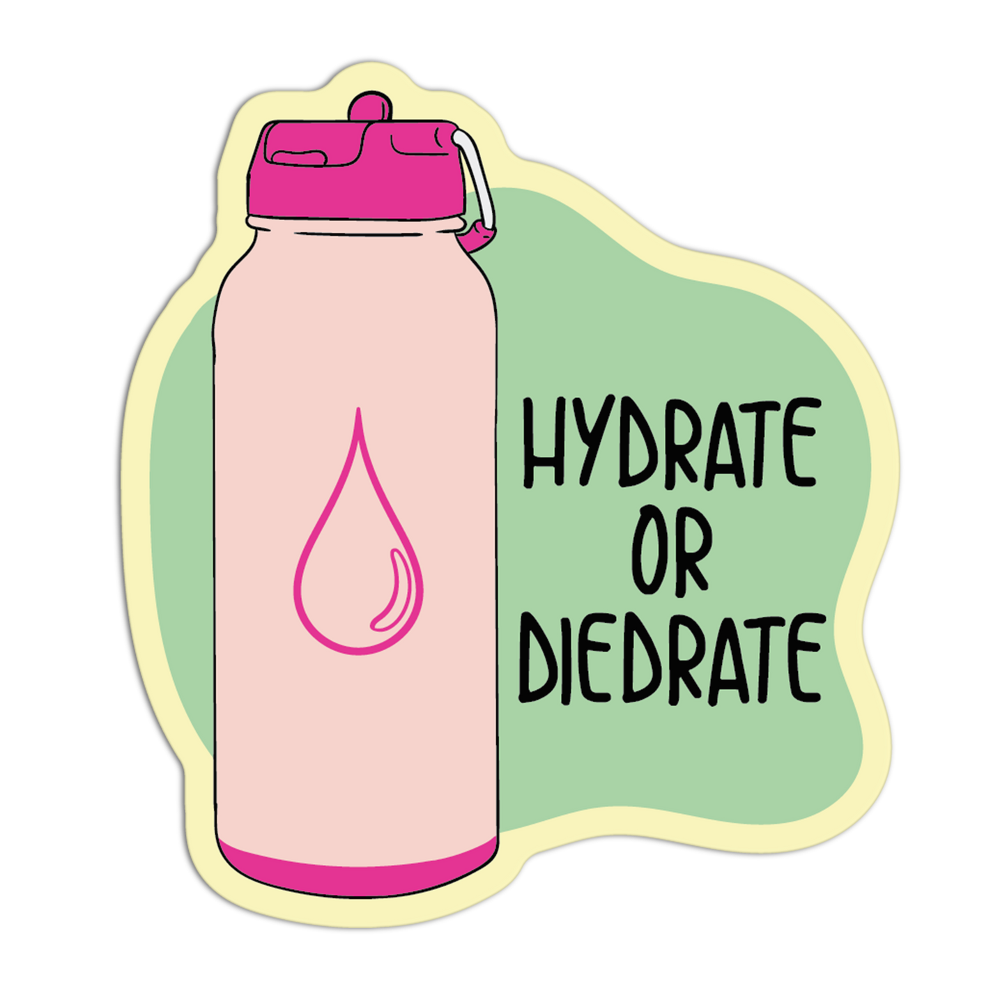 Hydrate Or Diedrate Gym Stickers