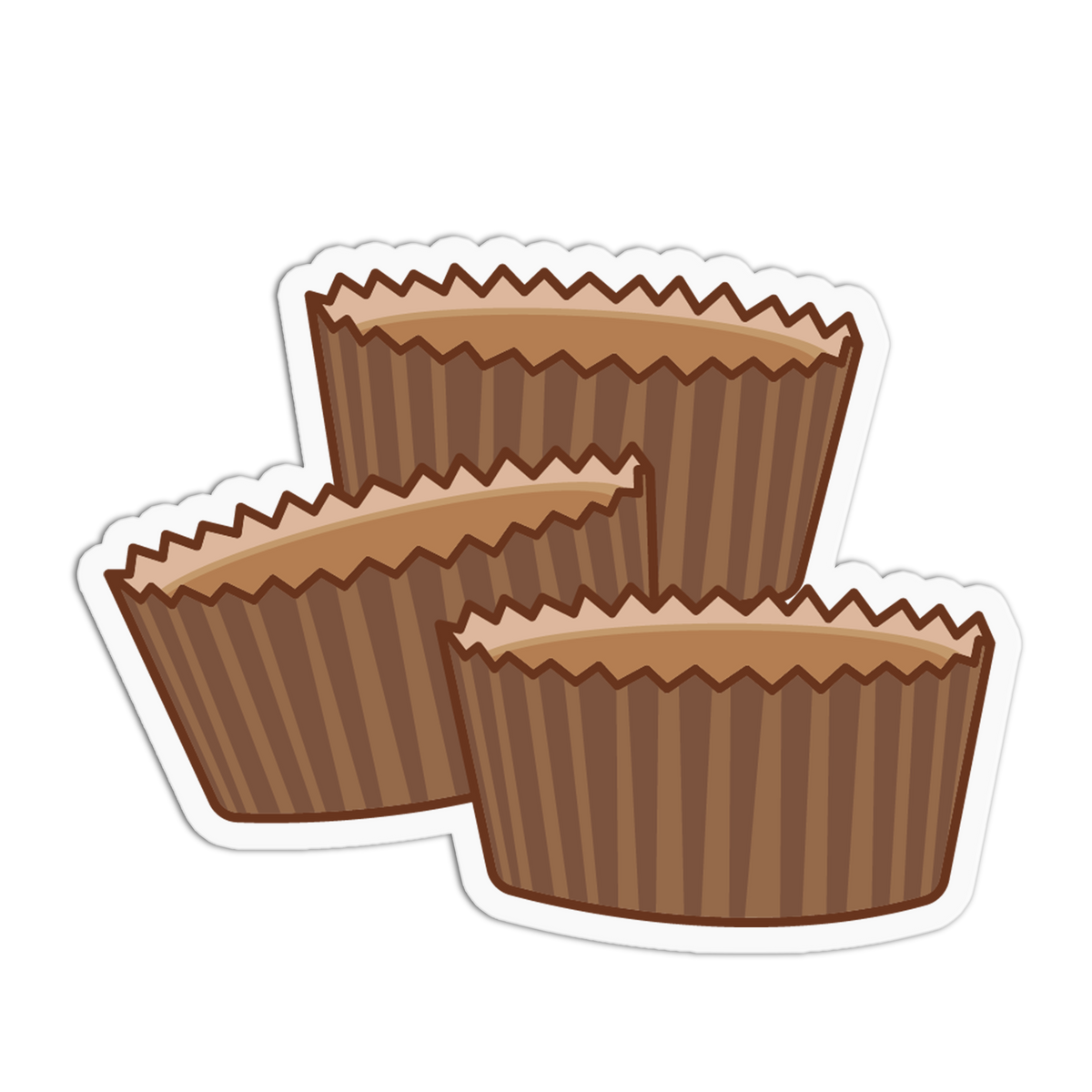 Chocolate Cups - Halloween Candies Sticker