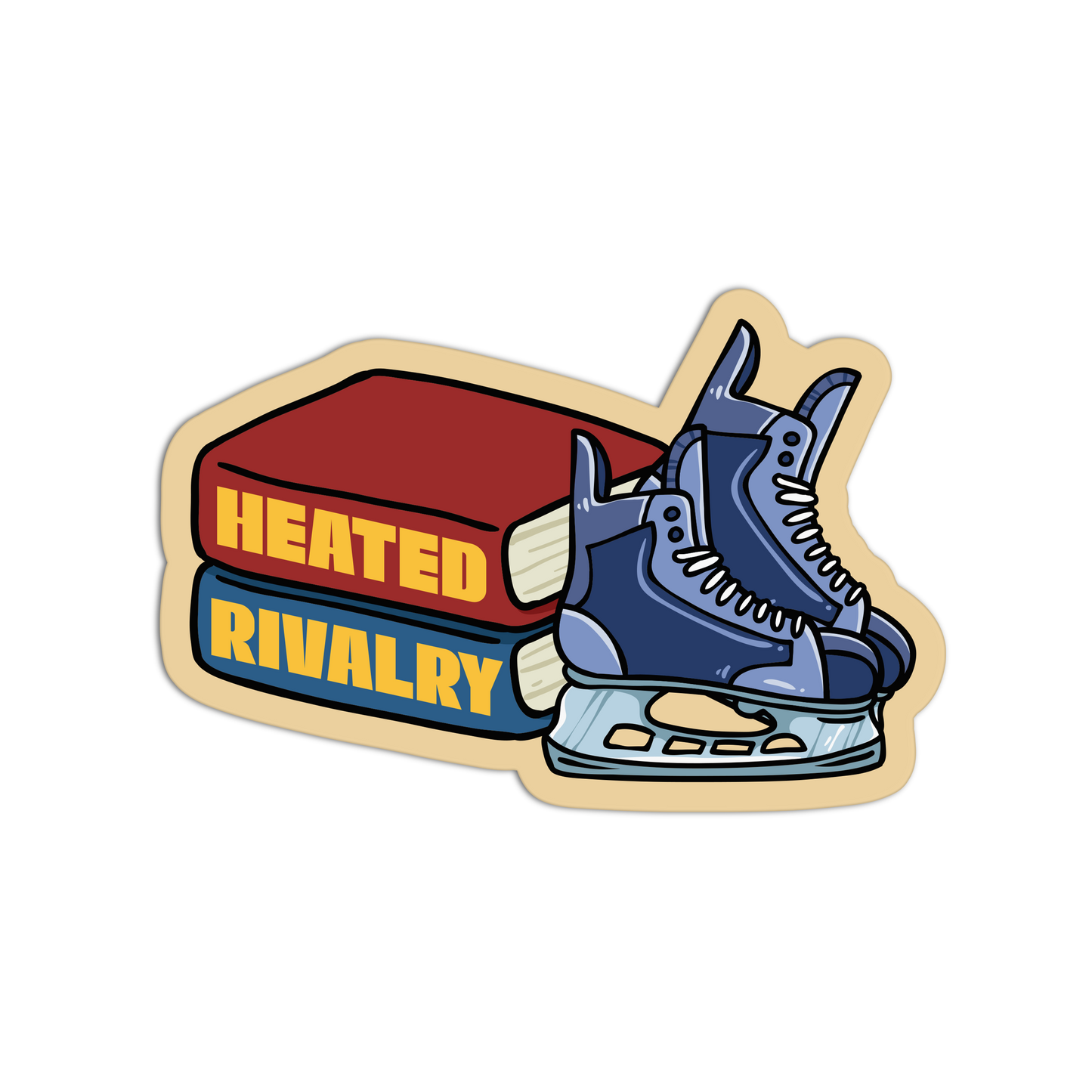 Heated Rivalry Skates Sticker - The Stkr Store
