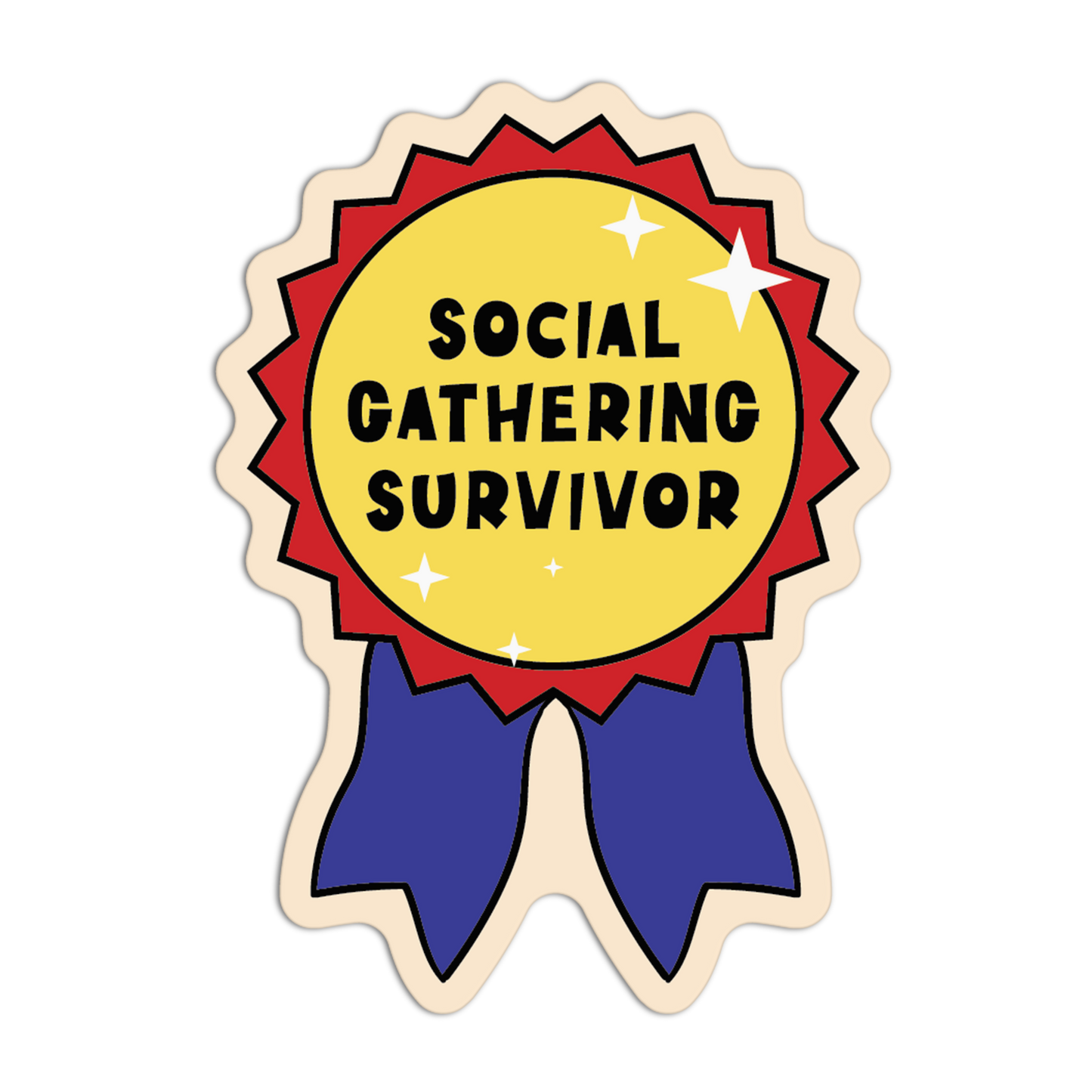Social Gathering Survivor Introvert Stickers