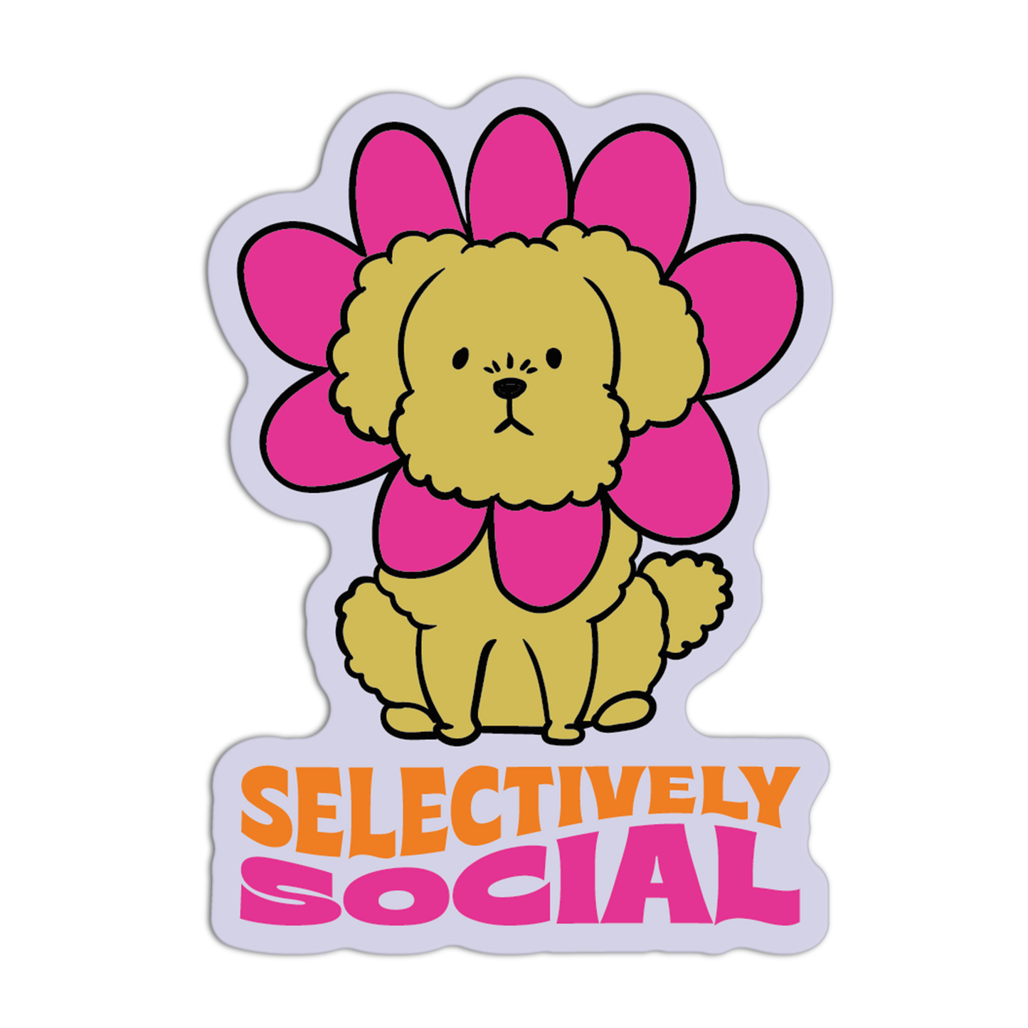 Selectively Social Introvert Stickers