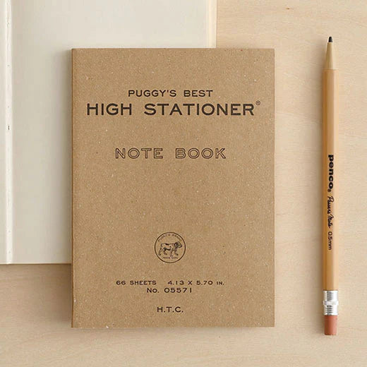 Kraft Paper Notebook With Pencil