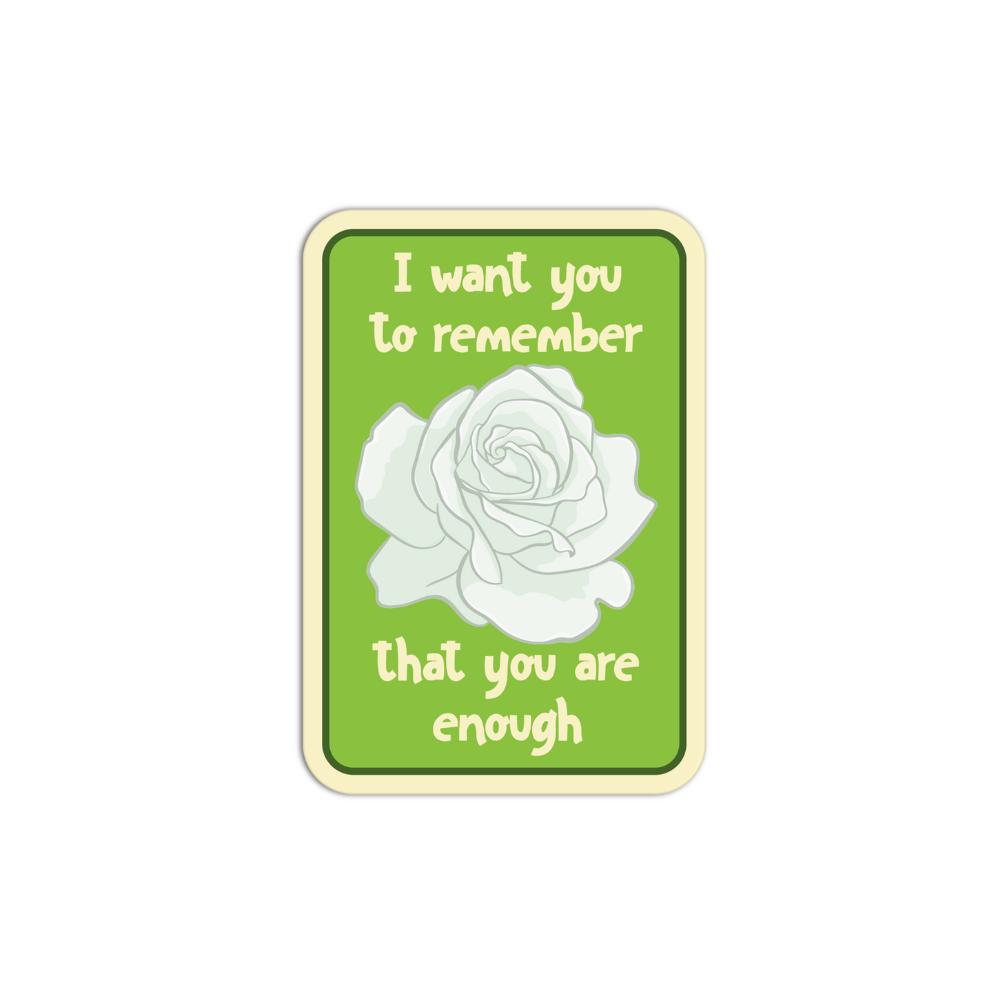 I want you to remember Roses Stickers