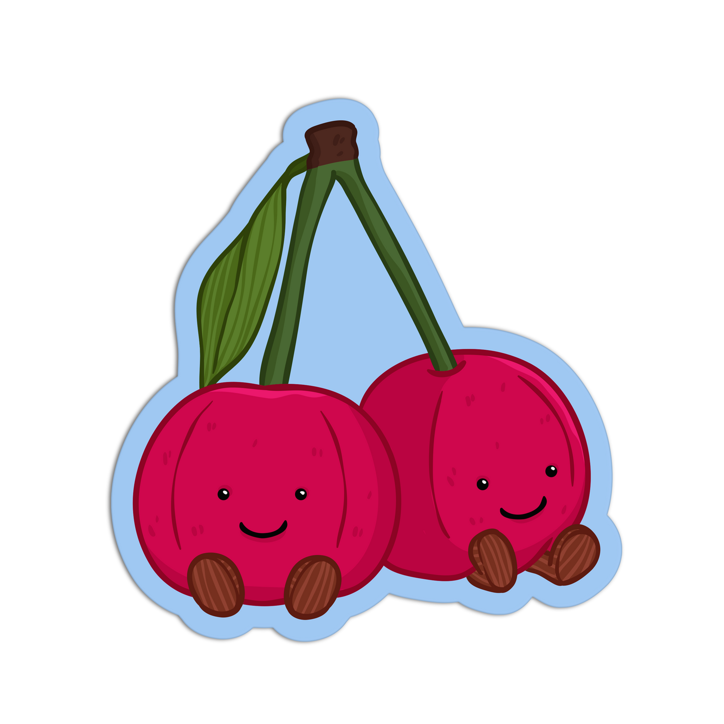 Cherry Stuffed Animal Stickers