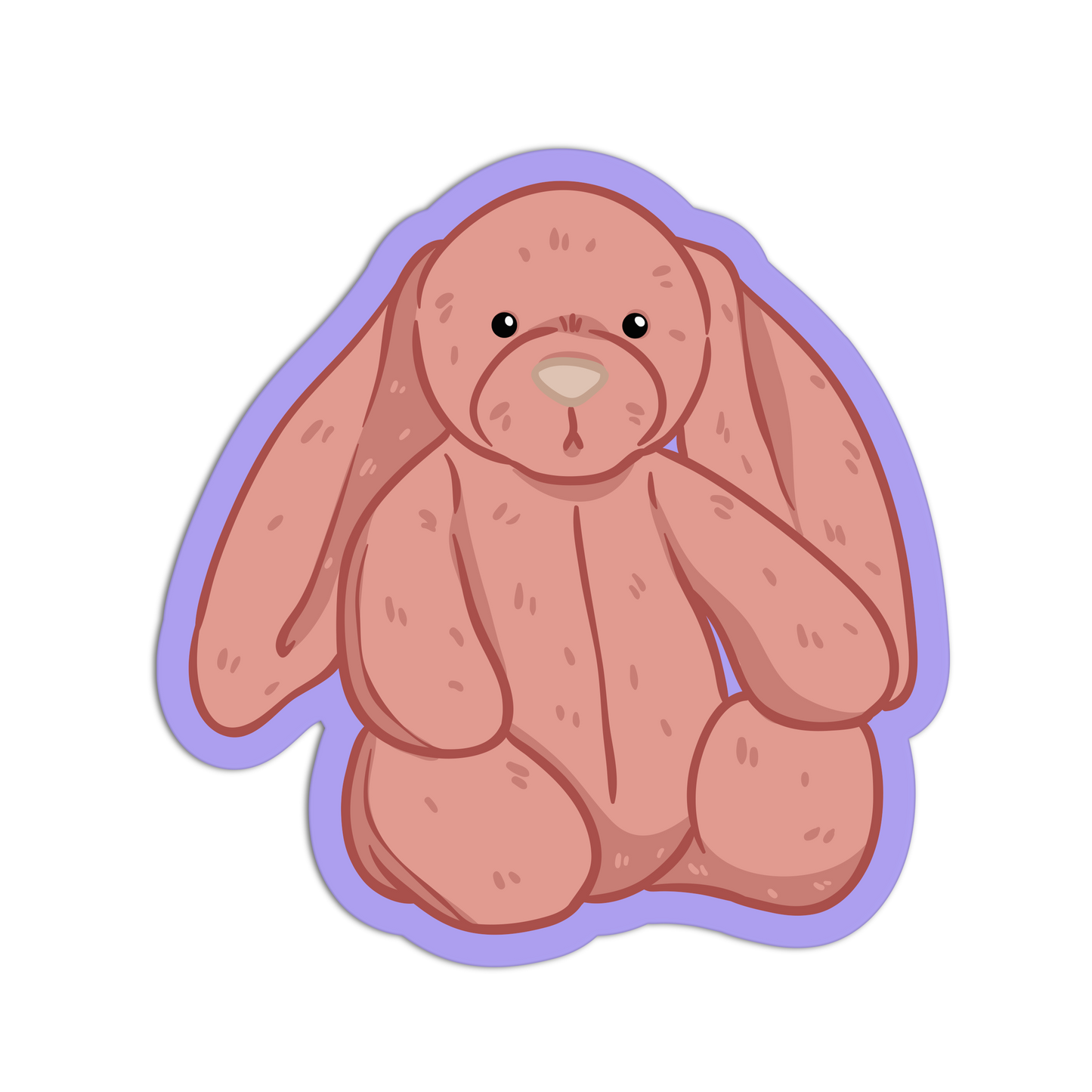 Bunny Stuffed Animal Stickers