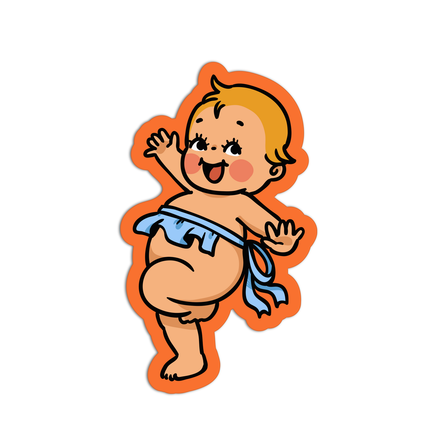 Retro Babies Sticker