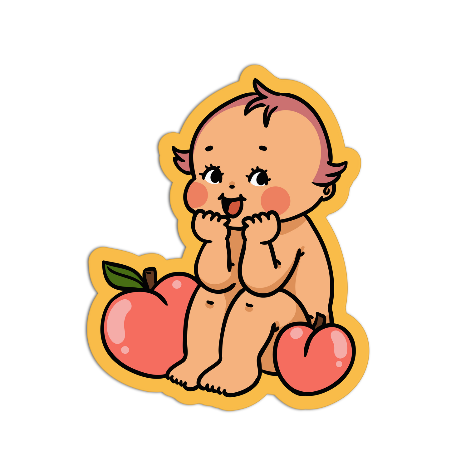 Retro Babies Sticker