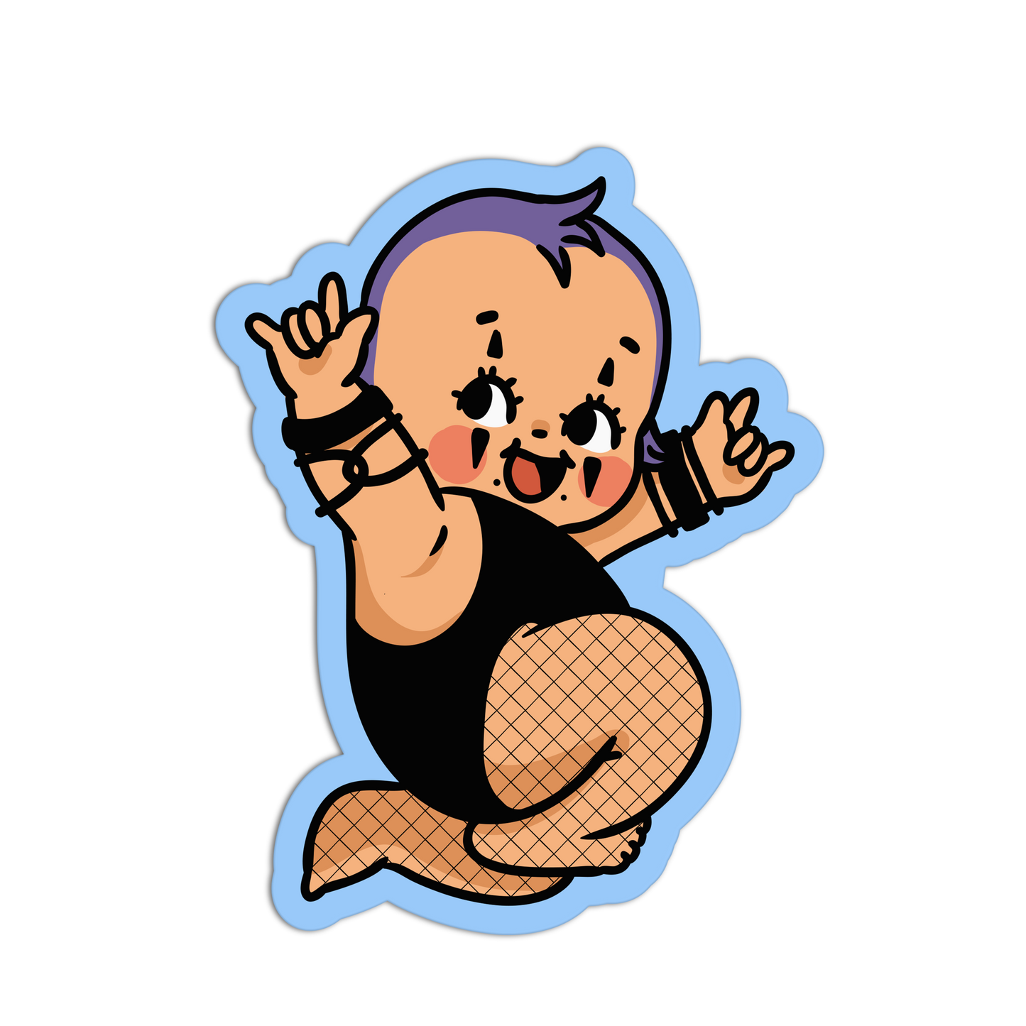 Retro Babies Sticker