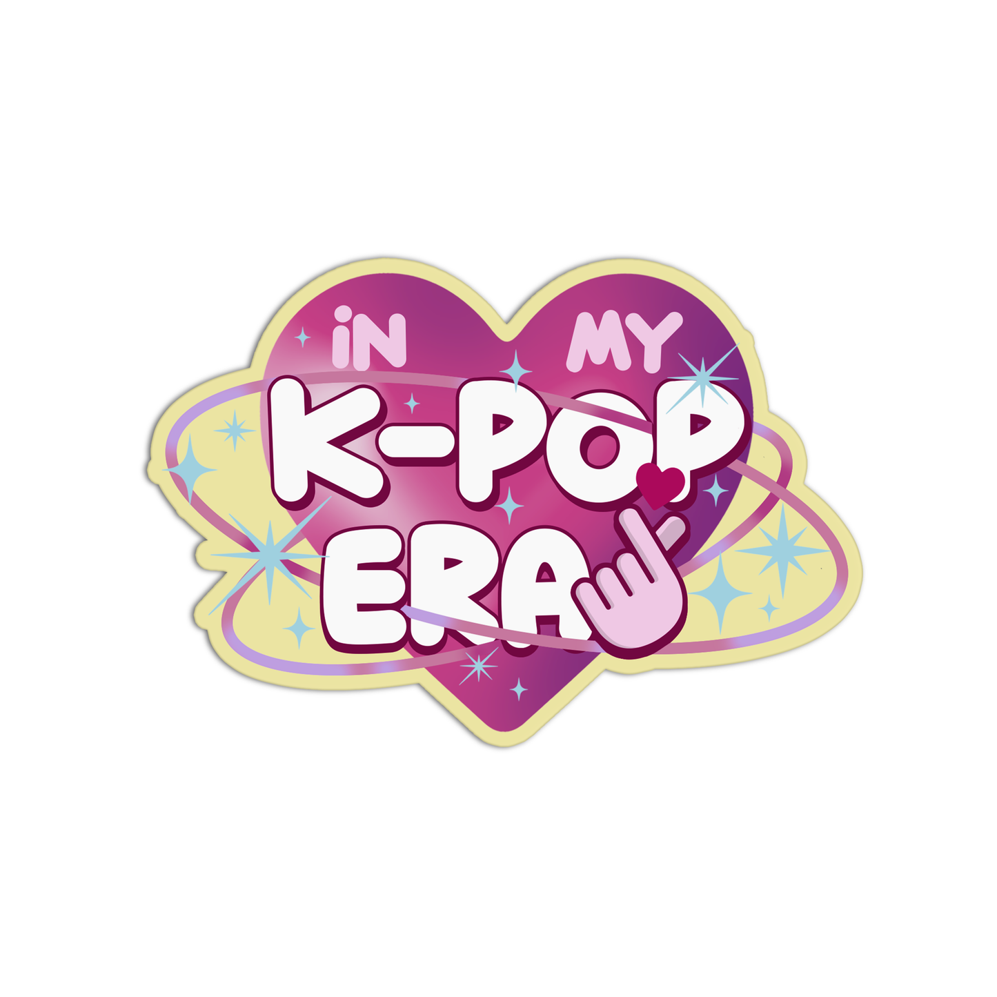 In my kpop era Sticker