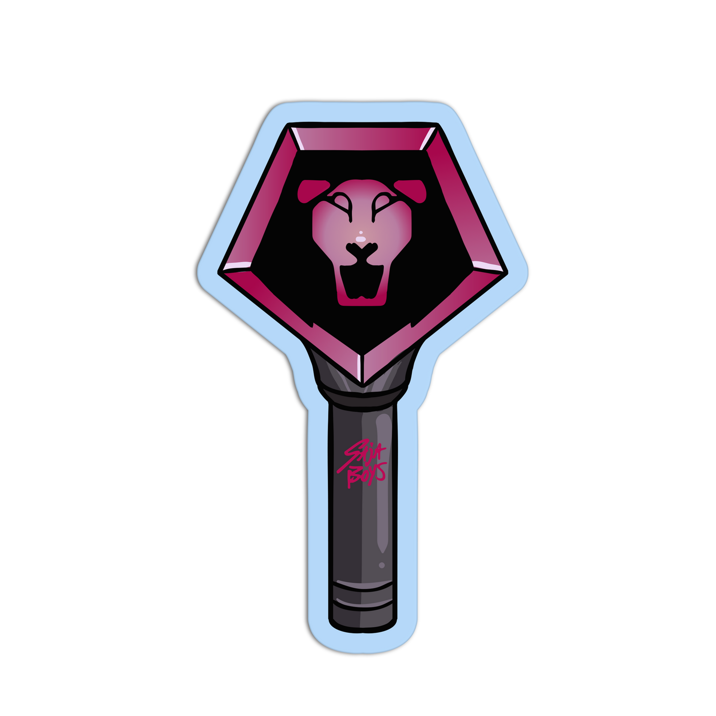 Lionheart Beam Kpop Stickers