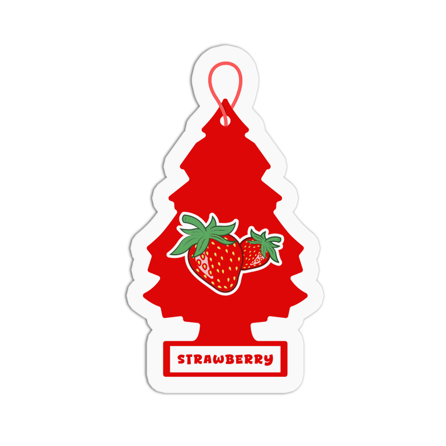 Little Trees Strawberry Sticker - The Stkr Store