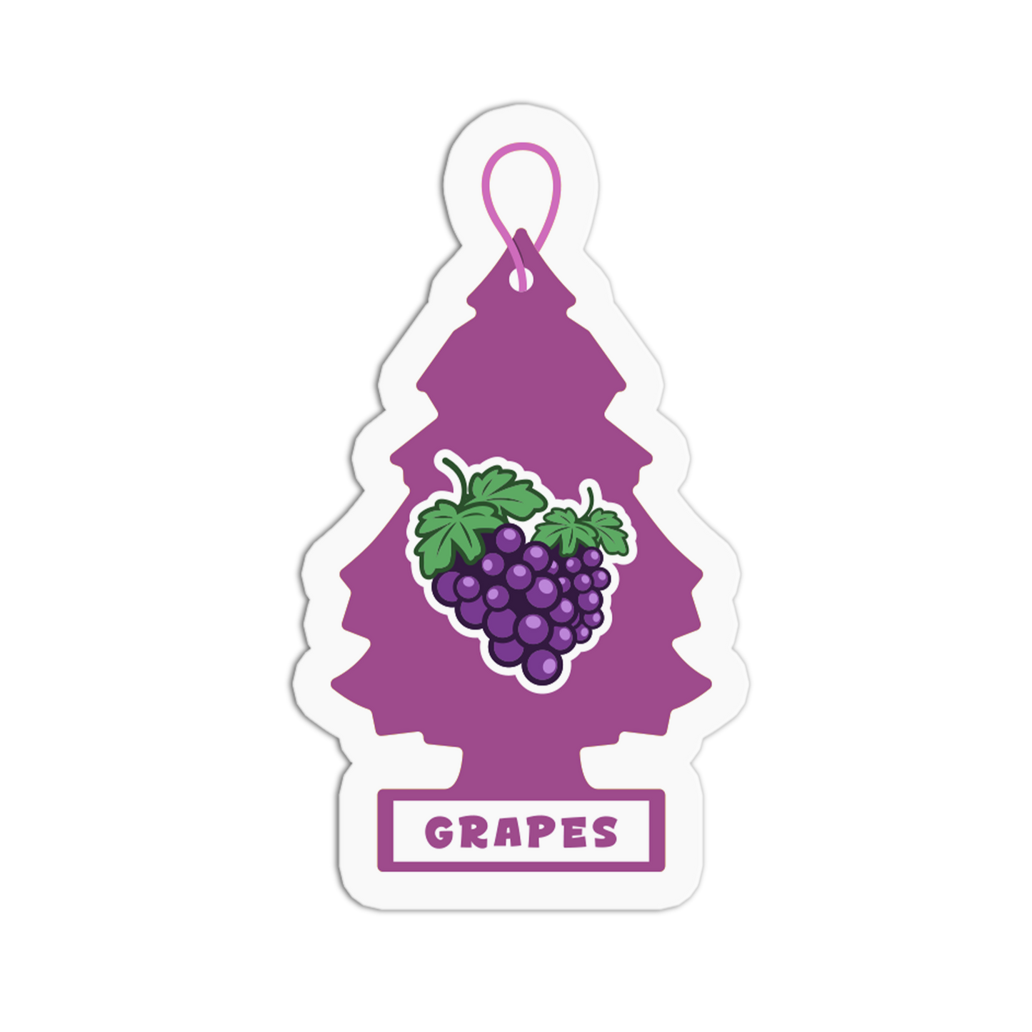 Little Trees Grapes Sticker - The Stkr Store