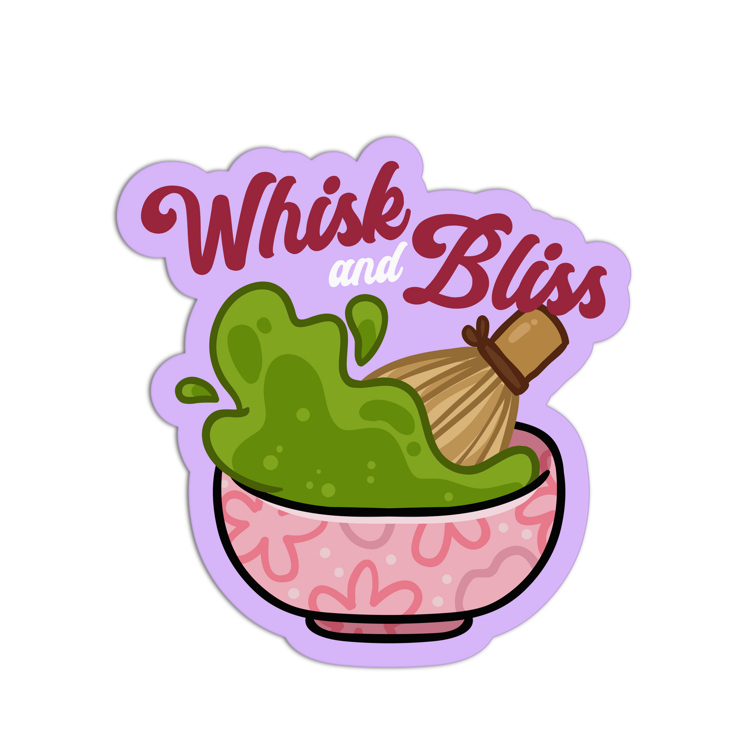 Whisk and Bliss - Matcha Stickers