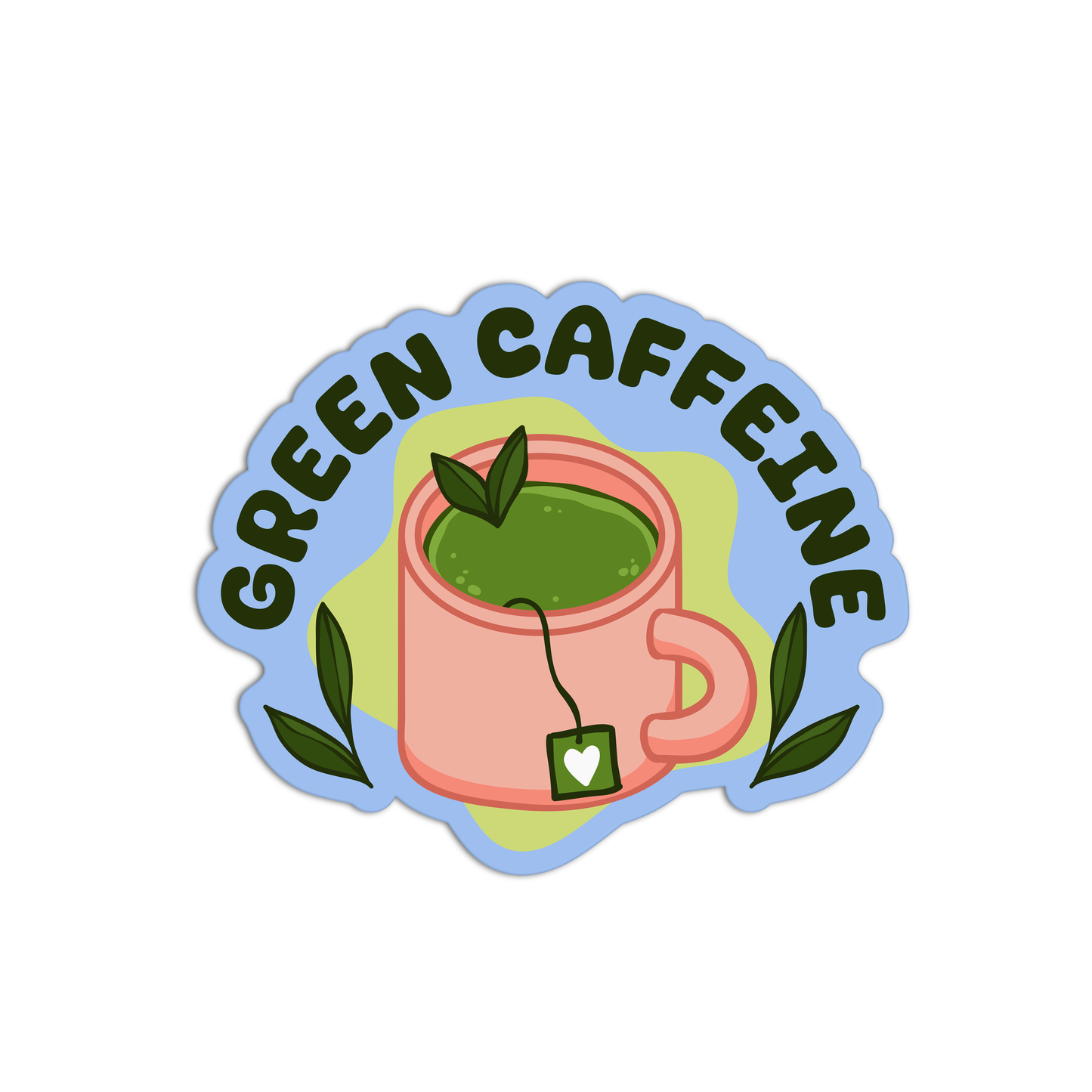 Green Caffeine Matcha Stickers