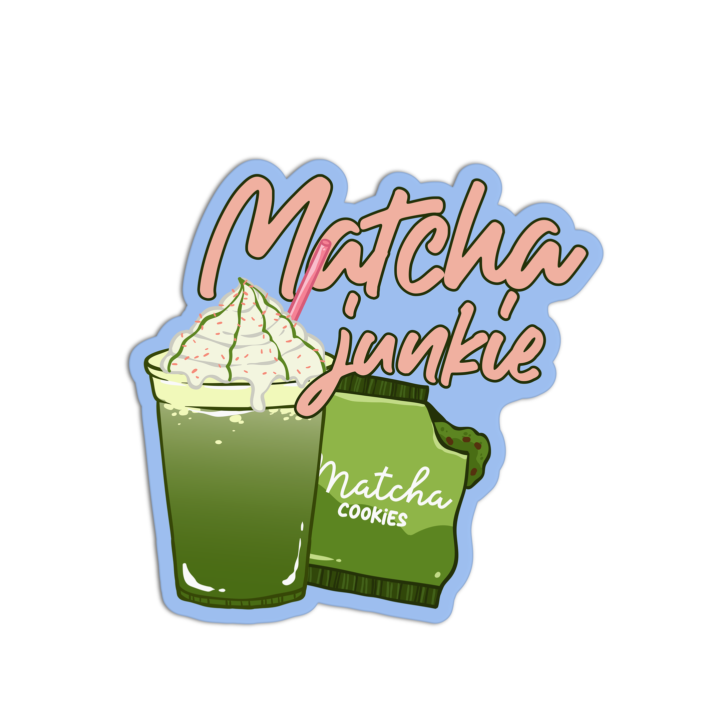 Matcha Junkie Matcha Stickers