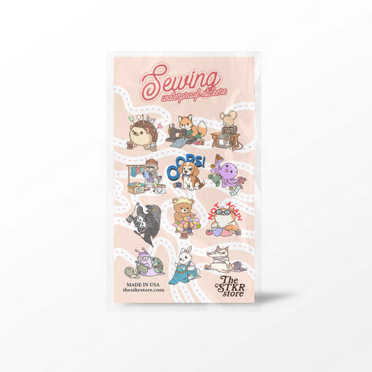 Sewing Sticker Sheet