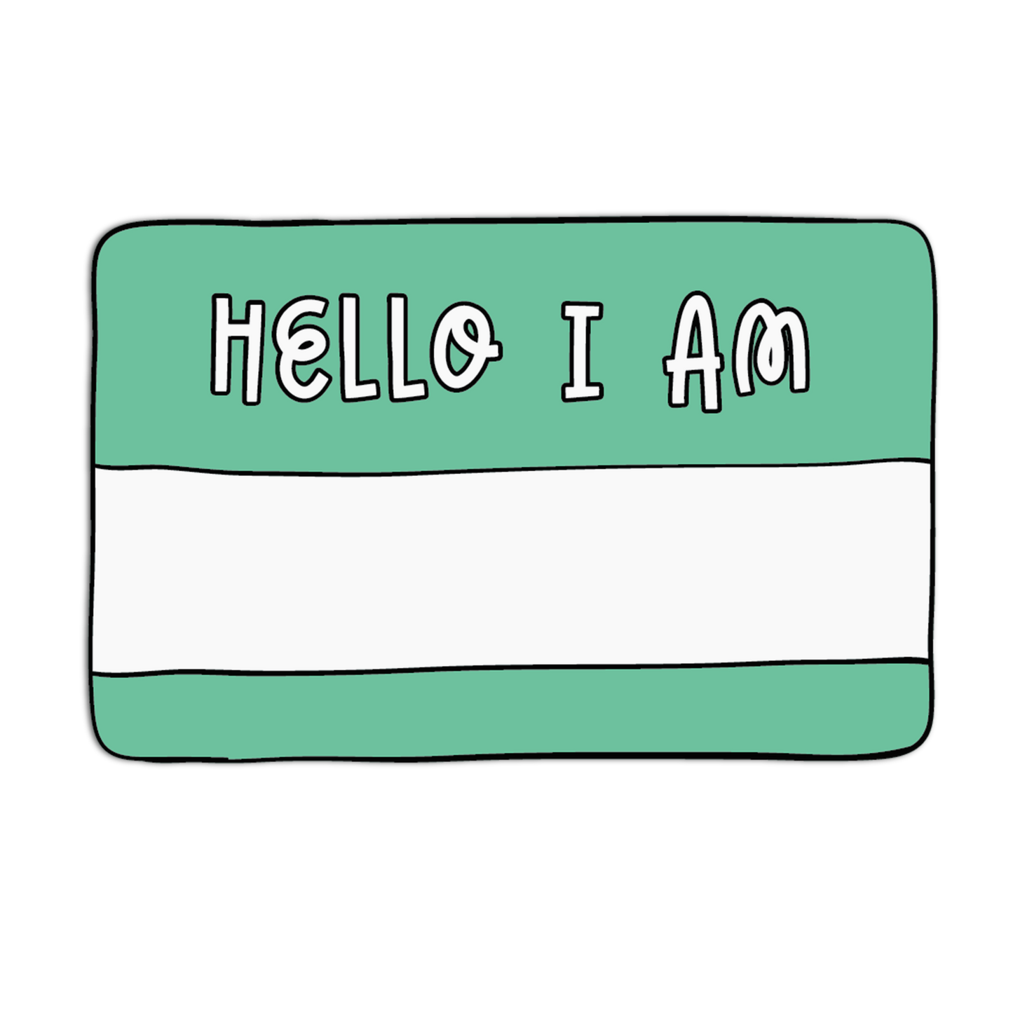 Hello I Am Name Tags Stickers
