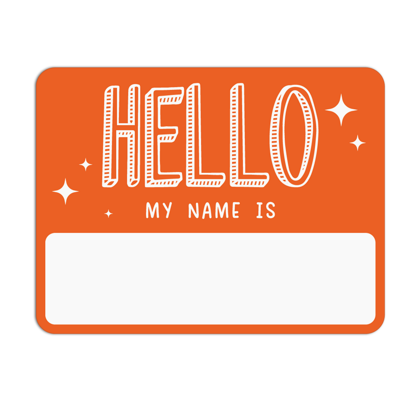 Hello My Name Is Name Tags Stickers