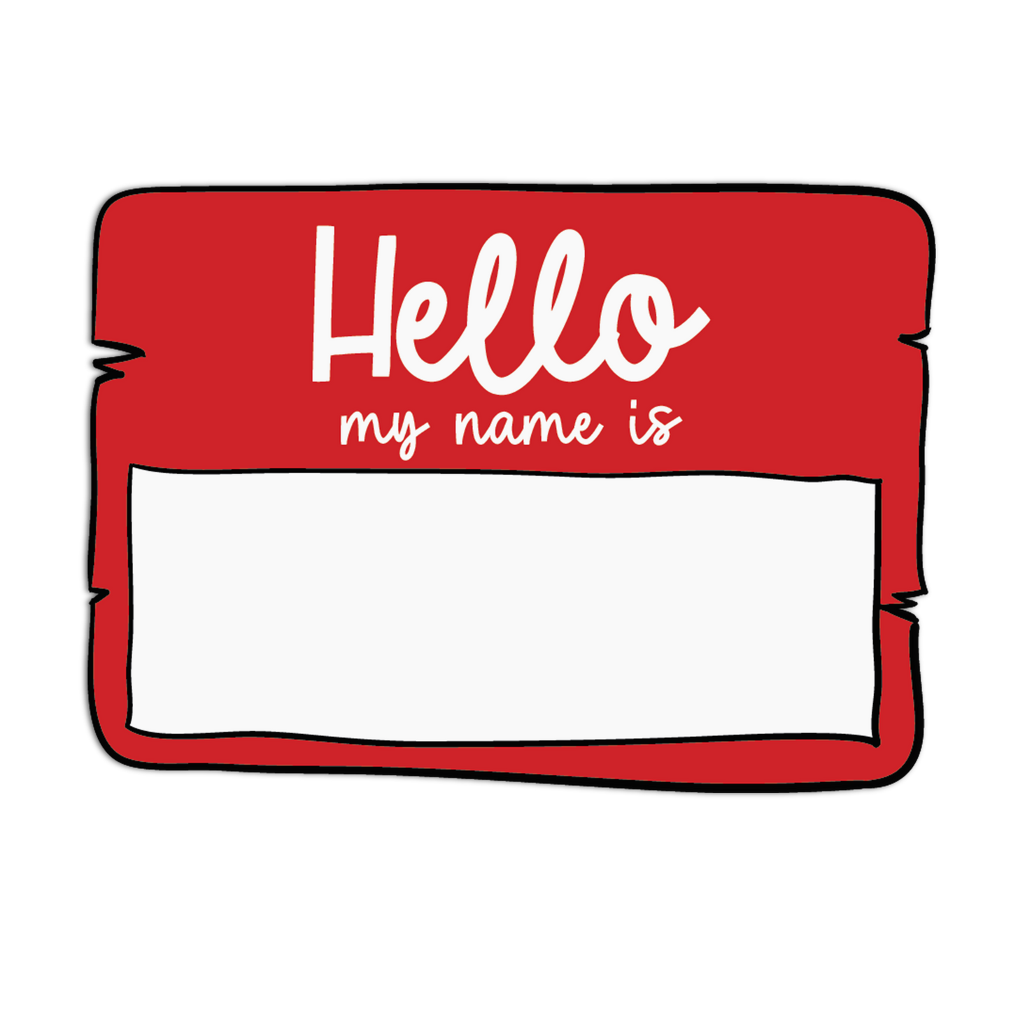 Hello My Name Is Name Tags Stickers