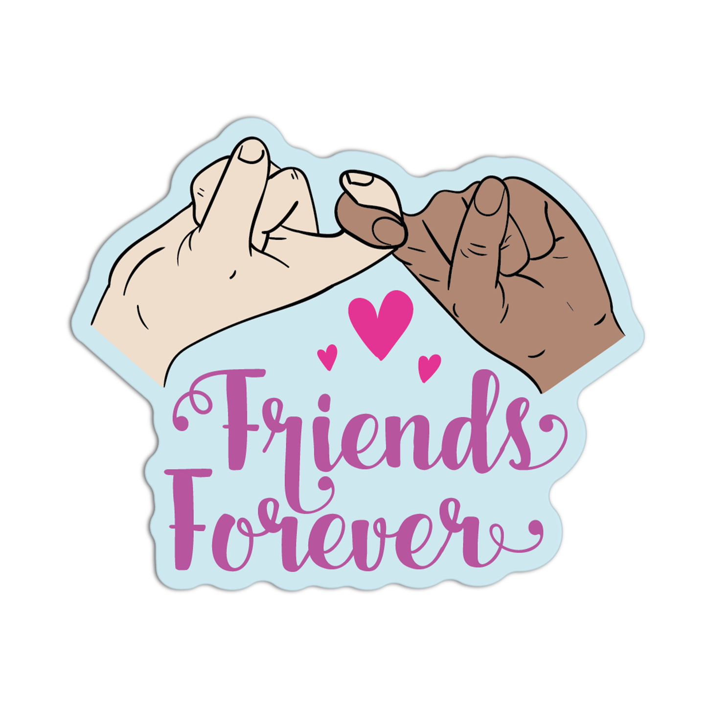 Friends Forever American Sign Language Stickers