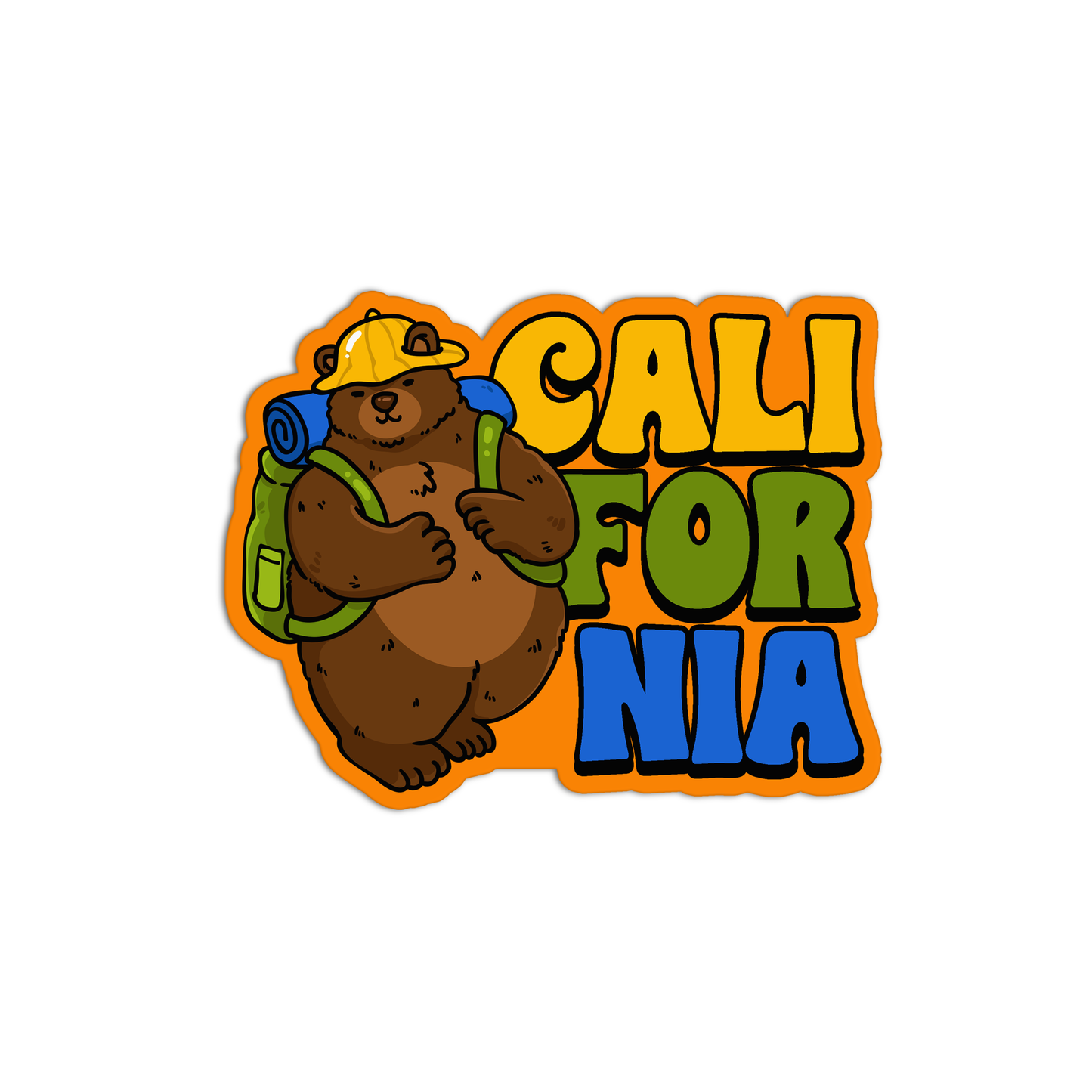 Bear New California Stickers