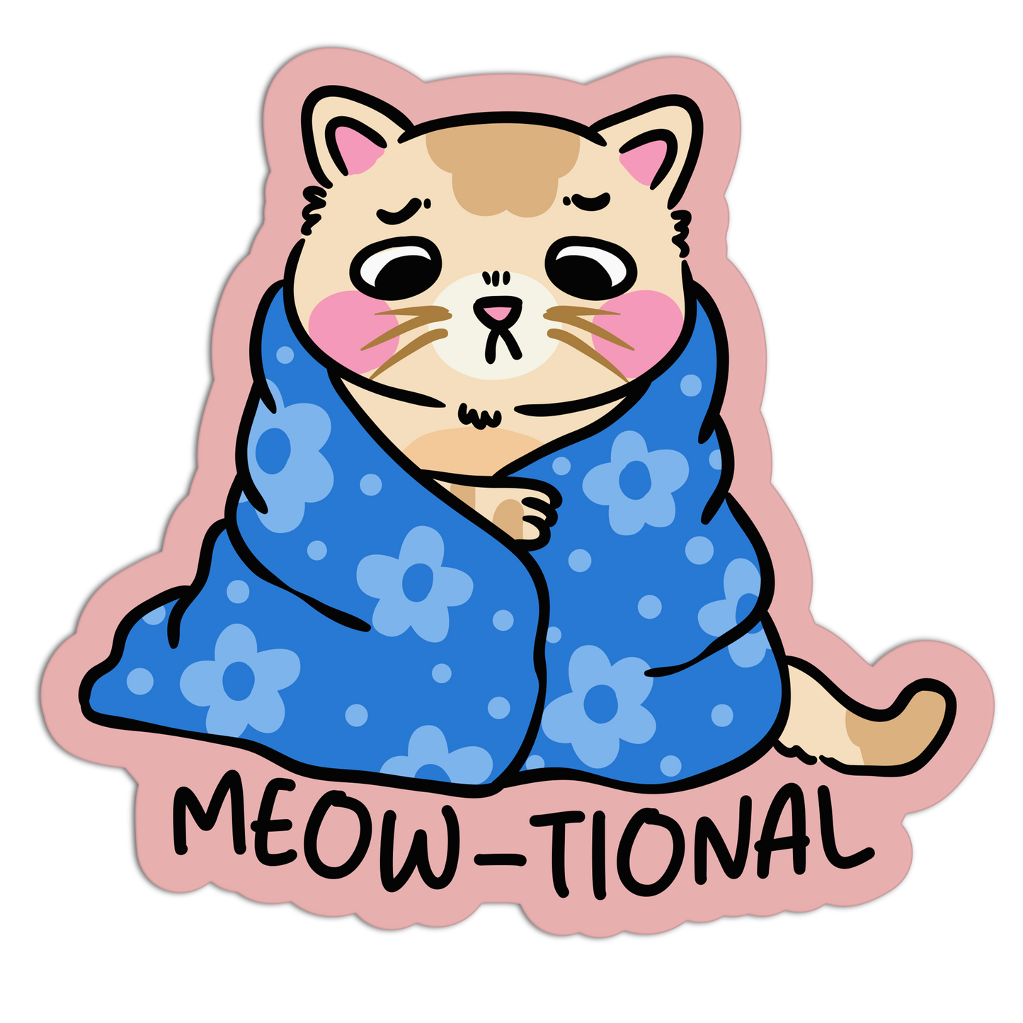 Meow-Tional Cat Stickers