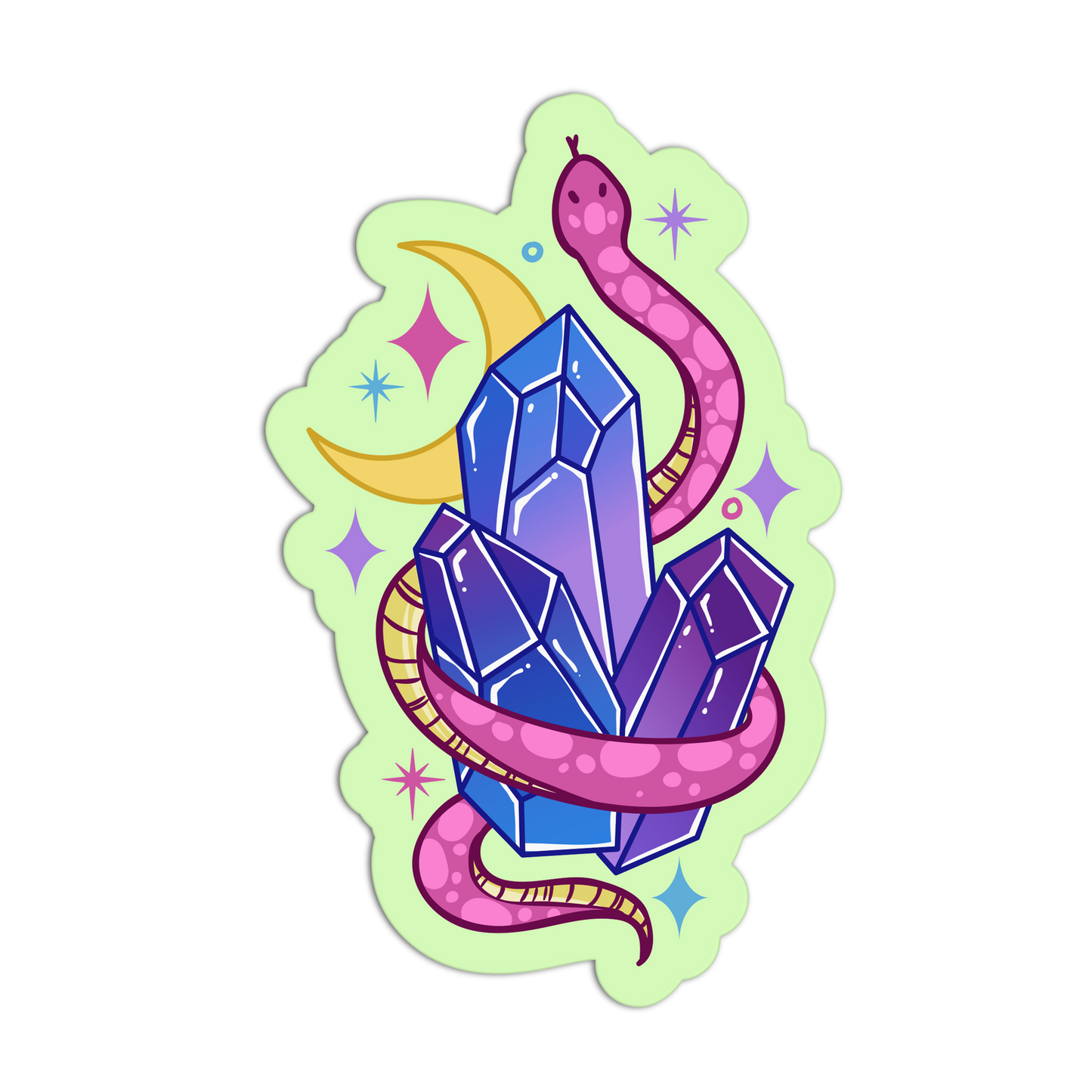 Crystal Textured Stickers