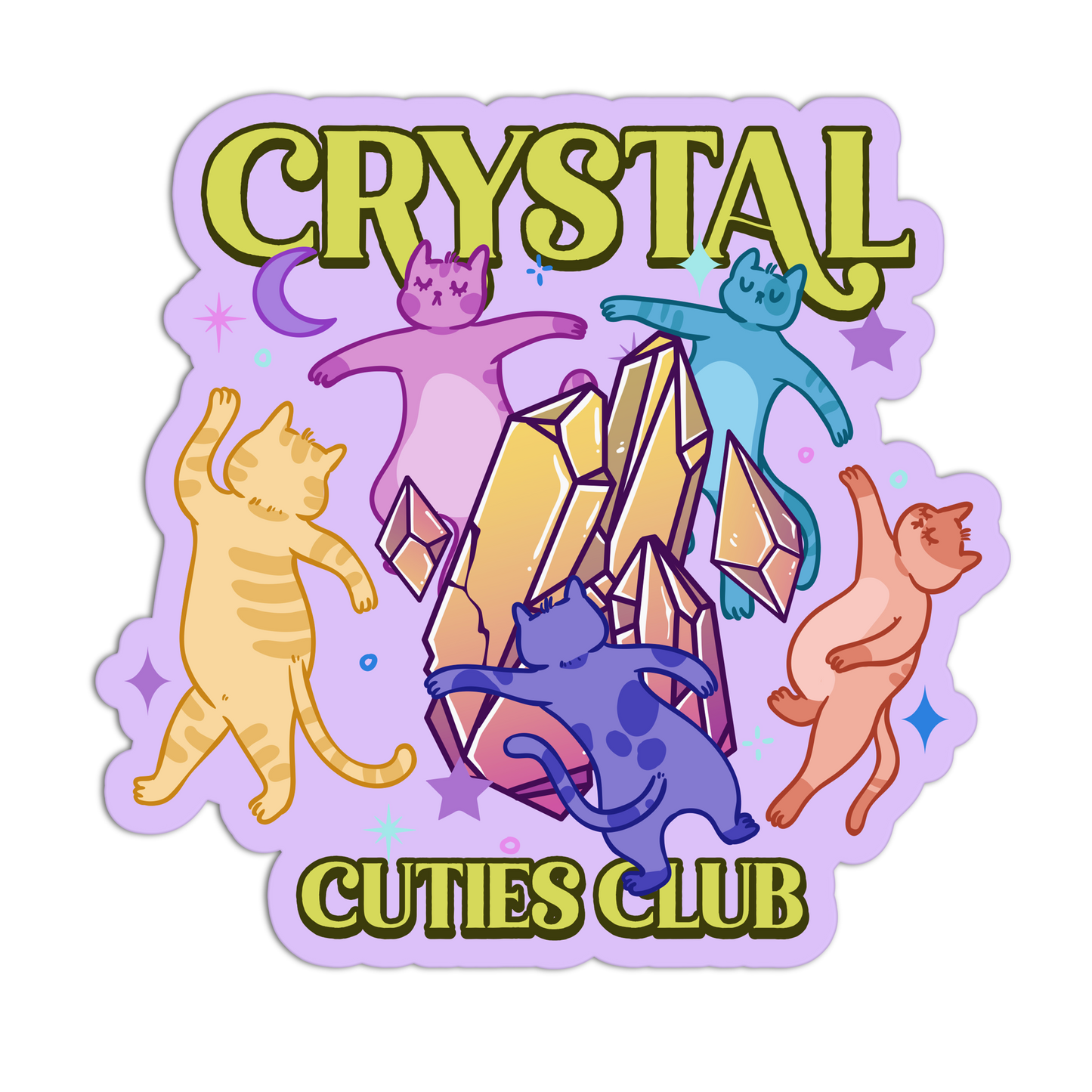 Crystal Textured Stickers