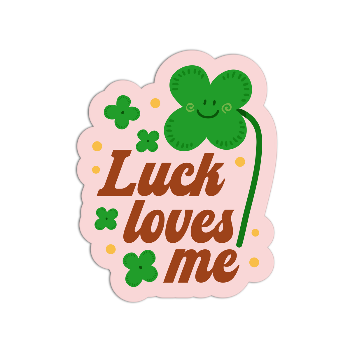 Luck Loves - New Manifesting Affirmation Sticker (Copy)