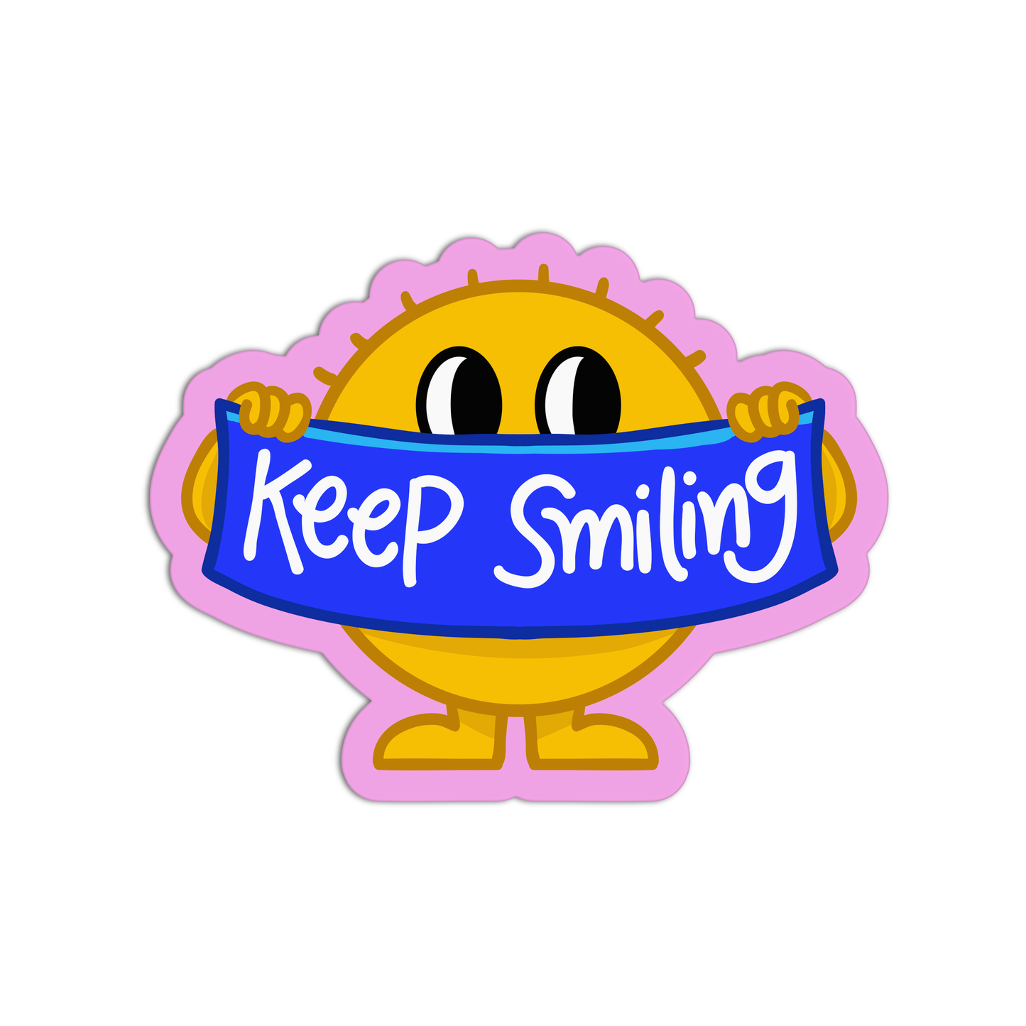 Keep Smiling Sunny Sticker