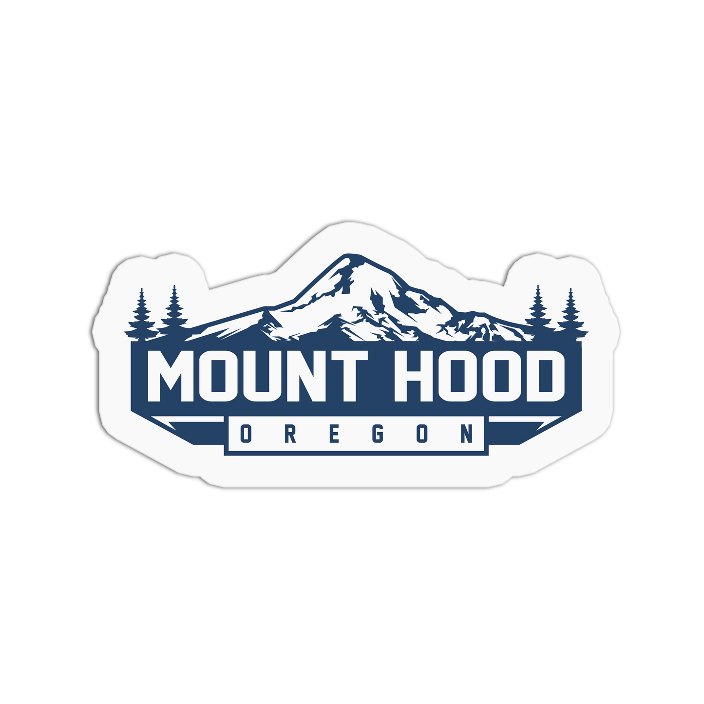 Mount Hood - Travel Series Oregon Sticker - The Stkr Store